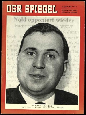 Artikelbild 1 des Artikels “10/1958, DER WESPENMENSCH; OPOSITIONS AKTIONÄR HOLD “