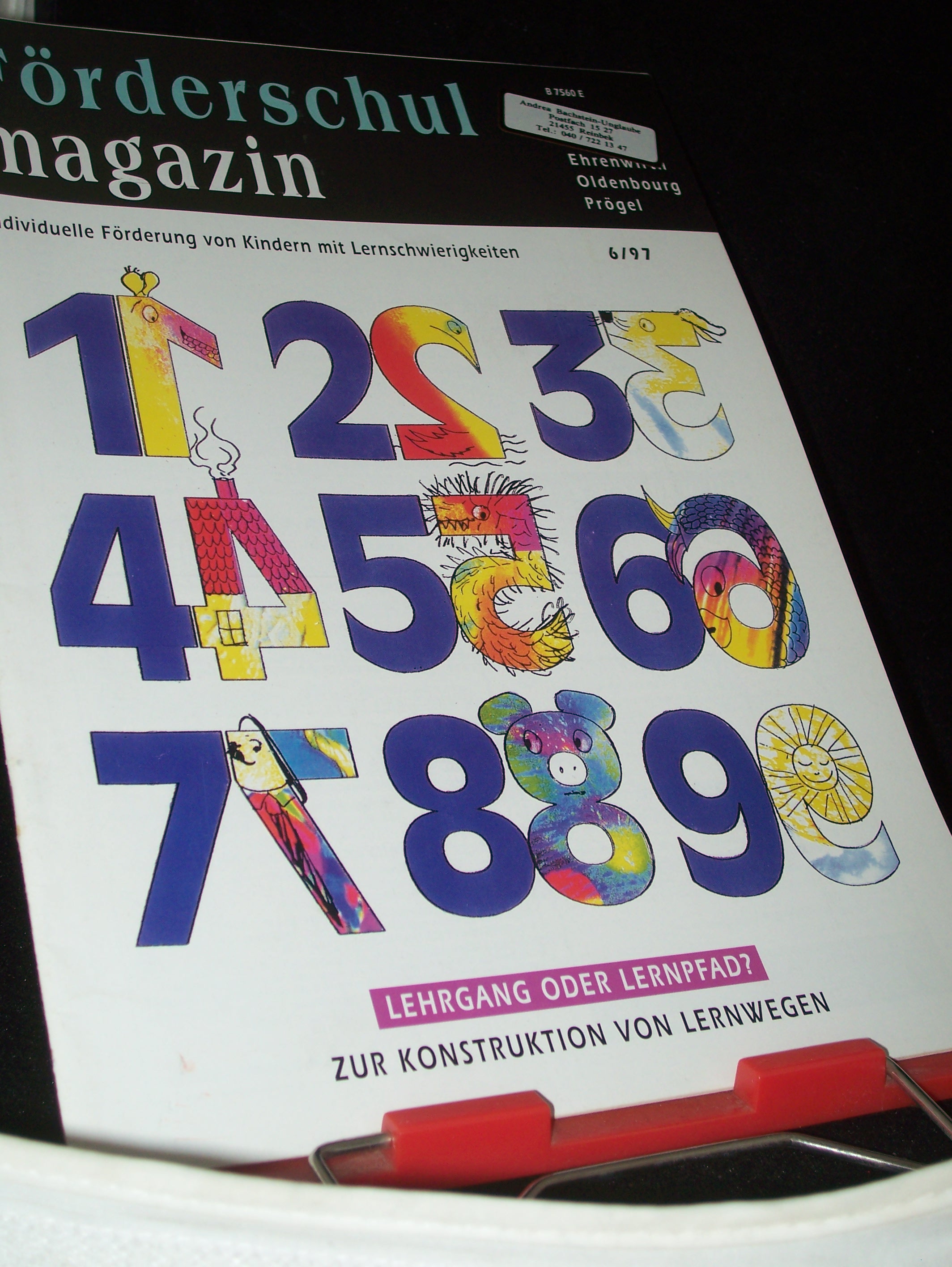 Artikelbild 1 des Artikels “6/1997, Zur Konstruktion von Lernwegen “