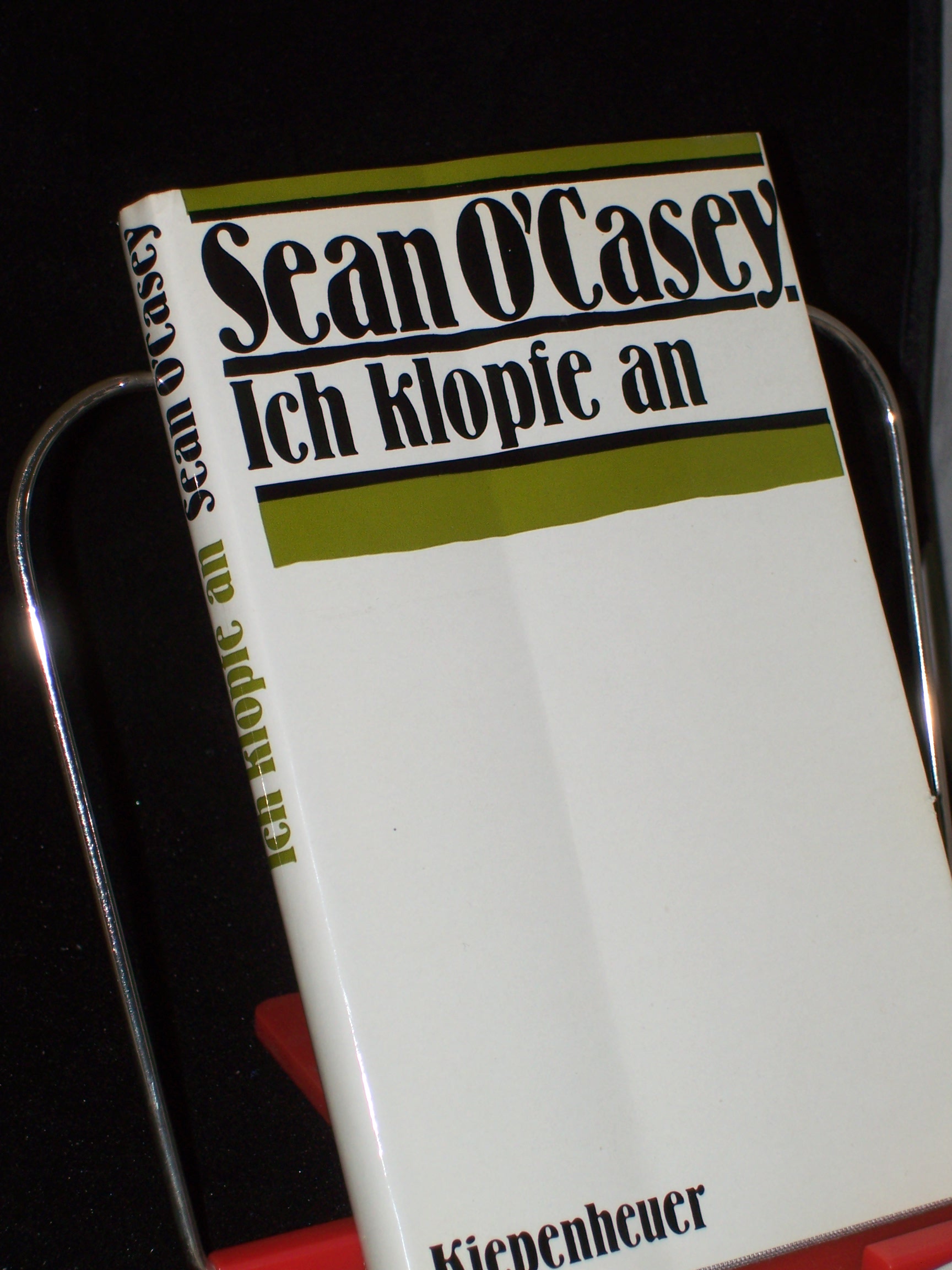 Artikelbild 1 des Artikels “Ich klopfe an : kurzer Rückblick auf das, was mich werden liess / Sean O'Casey. [Übertr. aus d. Engl. von Georg Goyert] “