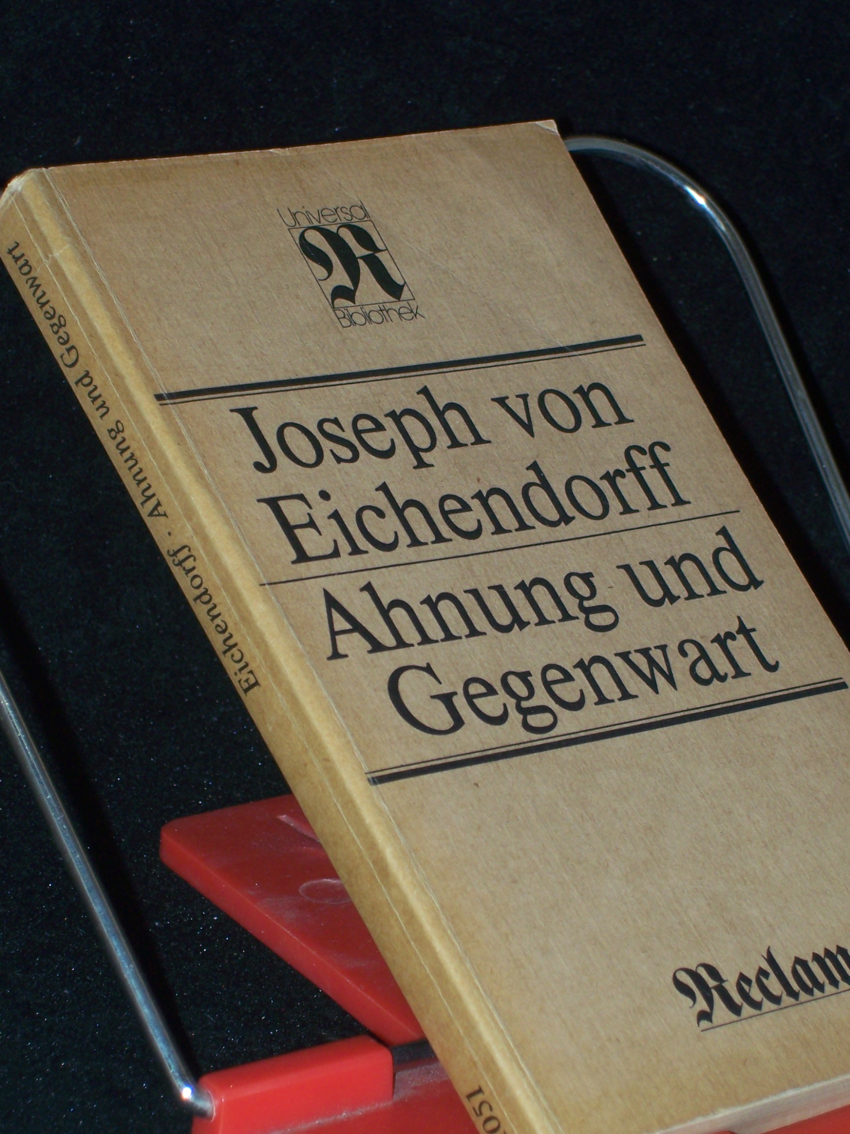 Artikelbild 1 des Artikels “Ahnung und Gegenwart / Joseph von Eichendorff “