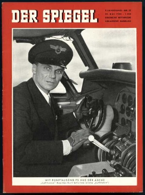 Artikelbild 1 des Artikels “22/1955, Mit fünftausend PS aus der Asche, Lufthansa Kapitän Kurt Schultze “