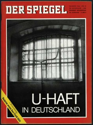 Artikelbild 1 des Artikels “12/1964, U-HAFT in Deutschland “