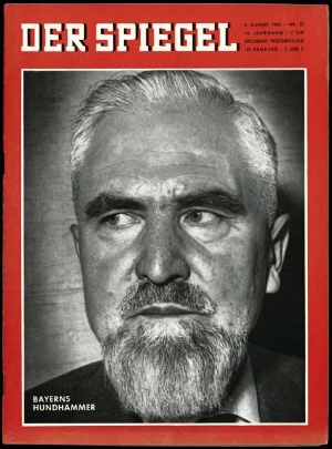 Artikelbild 1 des Artikels “32/1962, Bayerns Hundhammer “