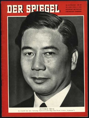 Artikelbild 1 des Artikels “25/1956, Bitterer Preis, Es bleibt bei der Teilung, Südvietnams Ngo Din Diem “