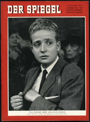 Artikelbild 1 des Artikels “6/1955, Ein junger Herr und eine Krone, Juan Carlos, Infant von Spanien “