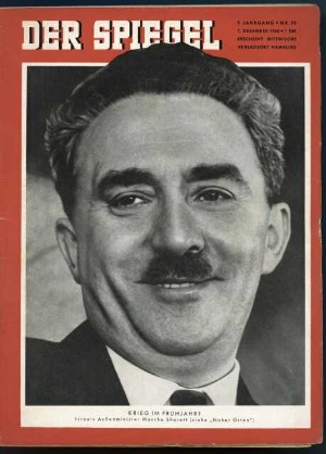 Artikelbild 1 des Artikels “50/1955, Krieg im Frühjahr, Israels Außenminister Mosche Sharett “