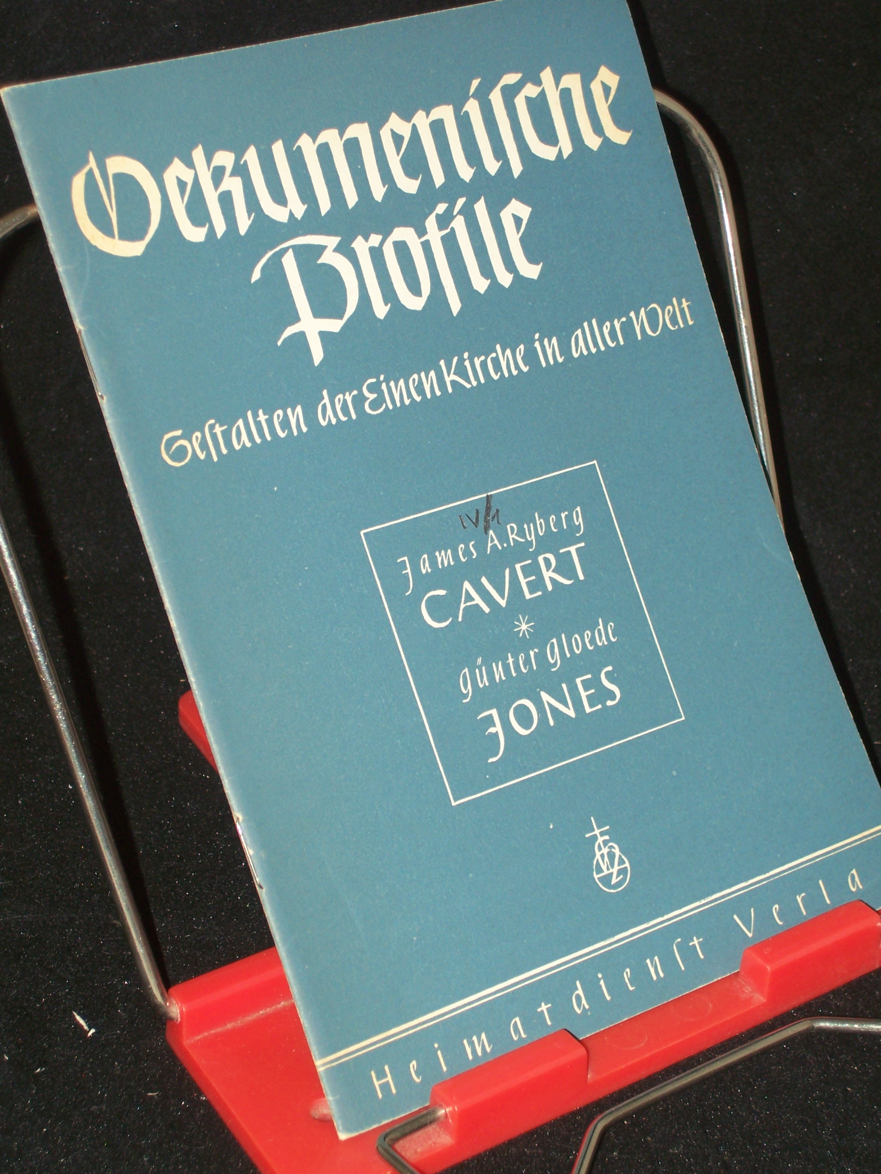 Artikelbild 1 des Artikels “Ökumenische Profile||Teil: IV., [Nachbarn und Junge Kirche] / H. 1. Dr. Samuel McCrea Cavert / James A. Ryberg. Eli Stanley Jones / Günter Gloede “