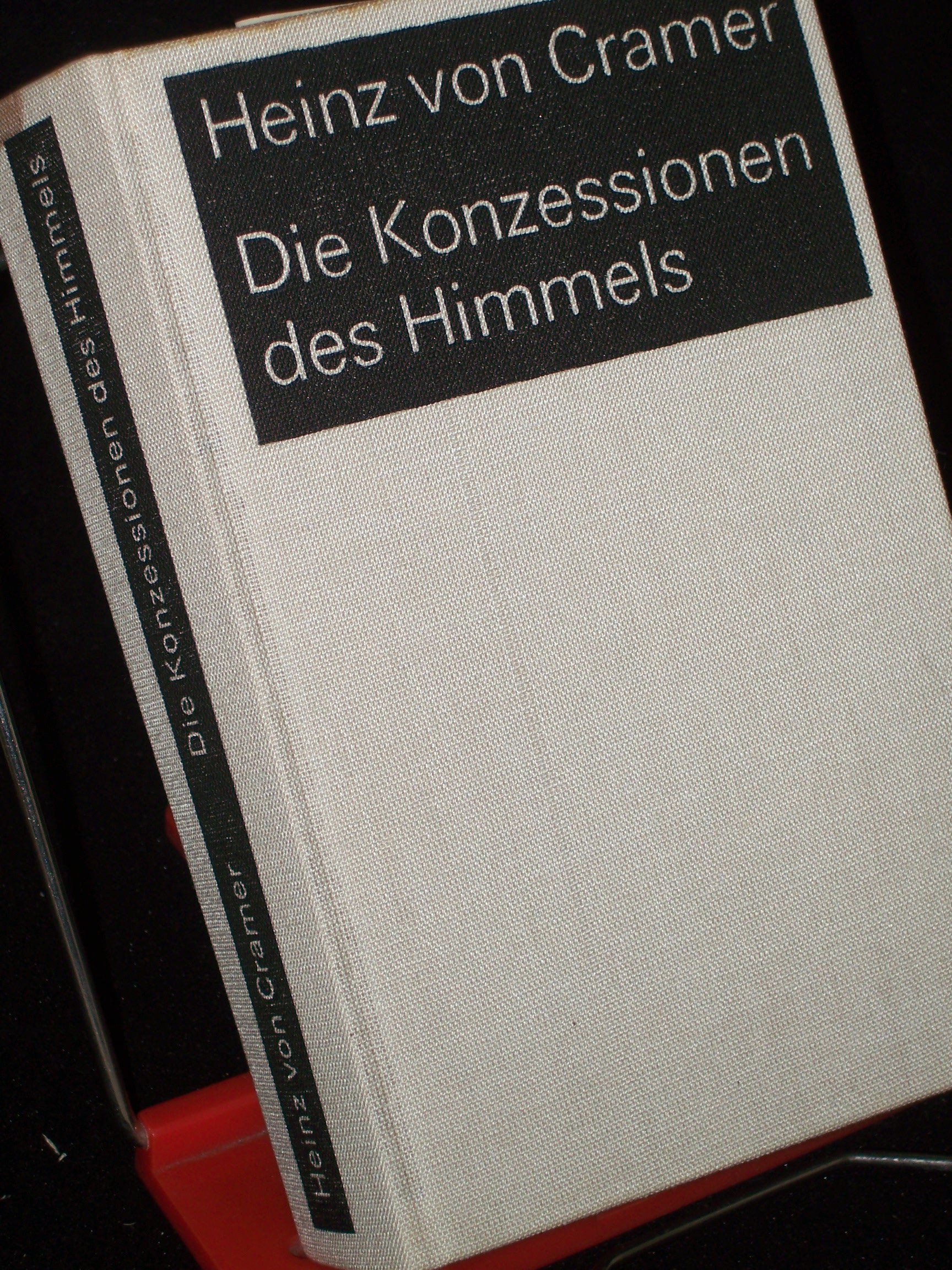 Artikelbild 1 des Artikels “Die Konzessionen des Himmels : Roman / Heinz von Cramer “