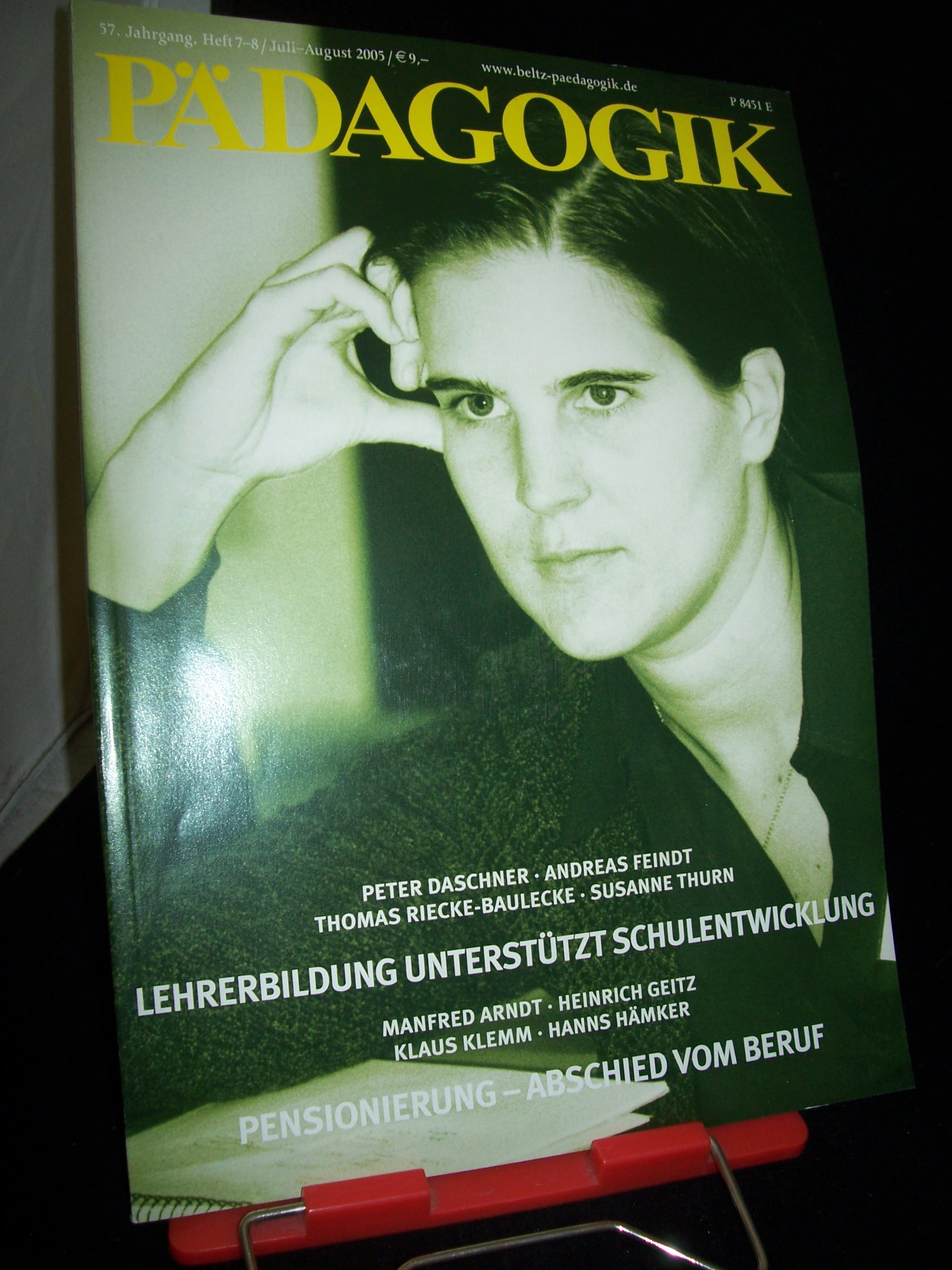 Artikelbild 1 des Artikels “7/8 2005, Pensionierung “