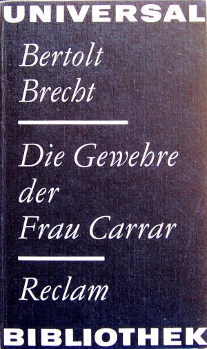 Artikelbild 1 des Artikels “Die Gewehre der Frau Carrar / Bertolt Brecht. [Unter Benutzung e. Idee
von J. M. Synge. Mitarb.: M. Steffin] “