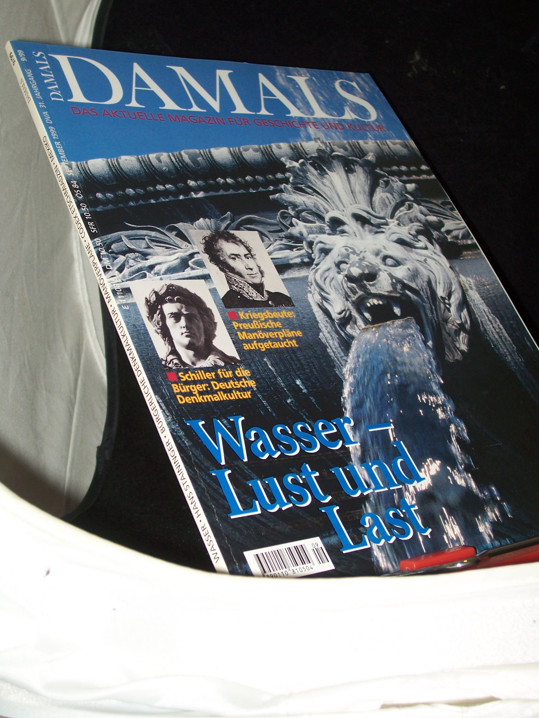 Artikelbild 1 des Artikels “9/1999, Wasser Lust und Last “