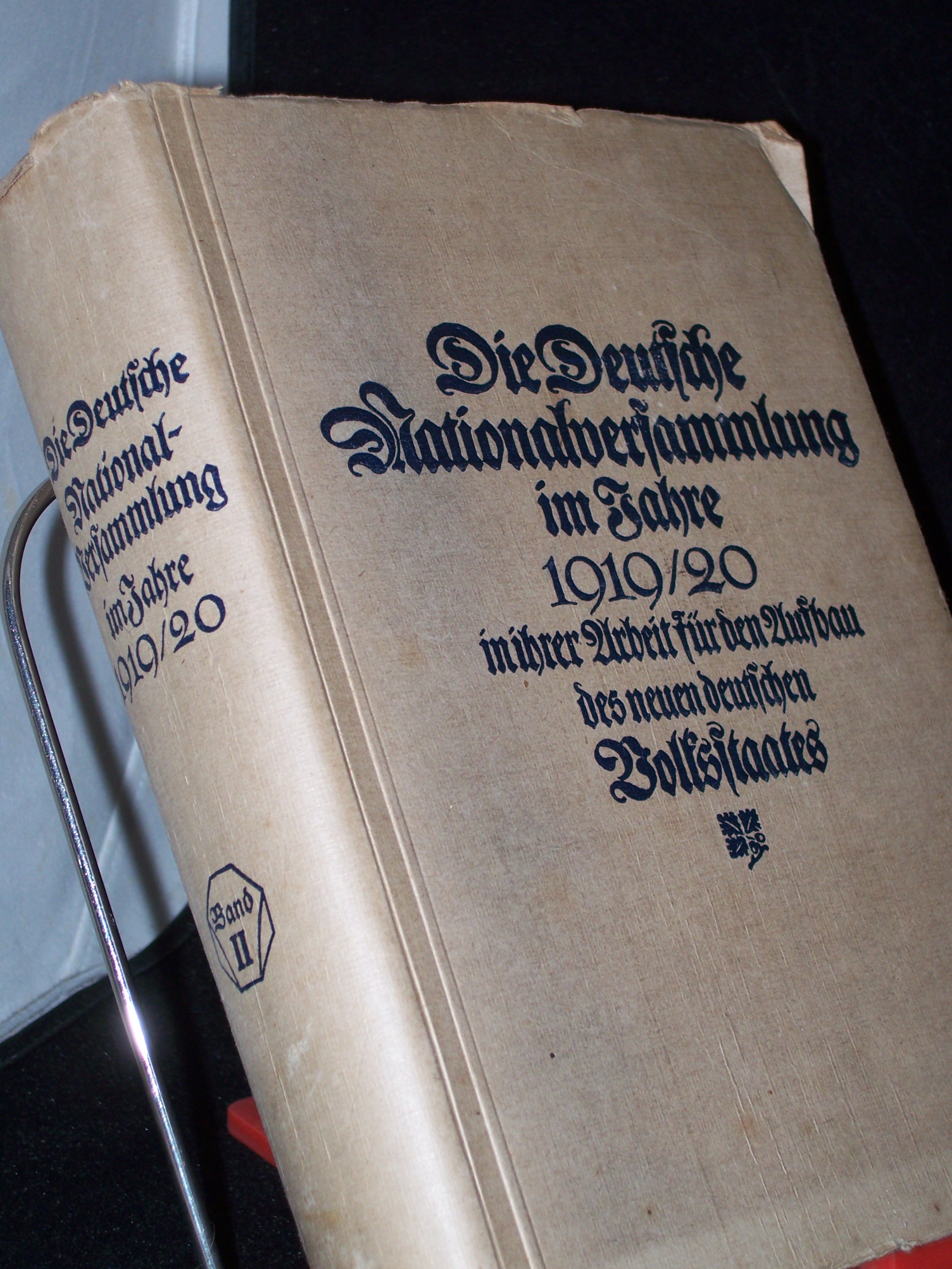 Artikelbild 1 des Artikels “Die Deutsche Nationalversammlung im Jahre 1919 in ihrer Arbeit für den Aufbau des neuen deutschen Volksstaates Teil: Bd. 2 “