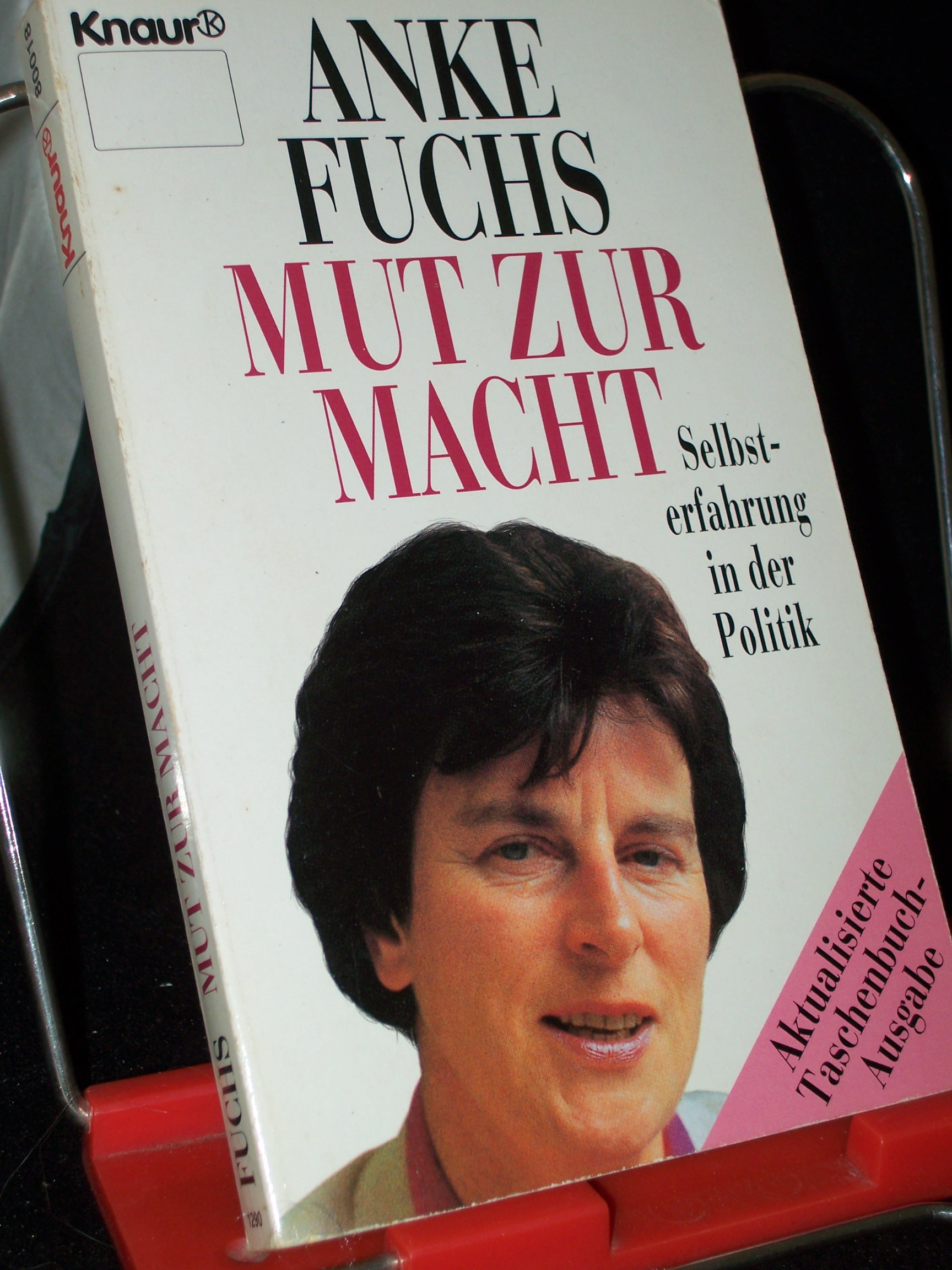 Artikelbild 1 des Artikels “Mut zur Macht : Selbsterfahrung in der Politik / Anke Fuchs “