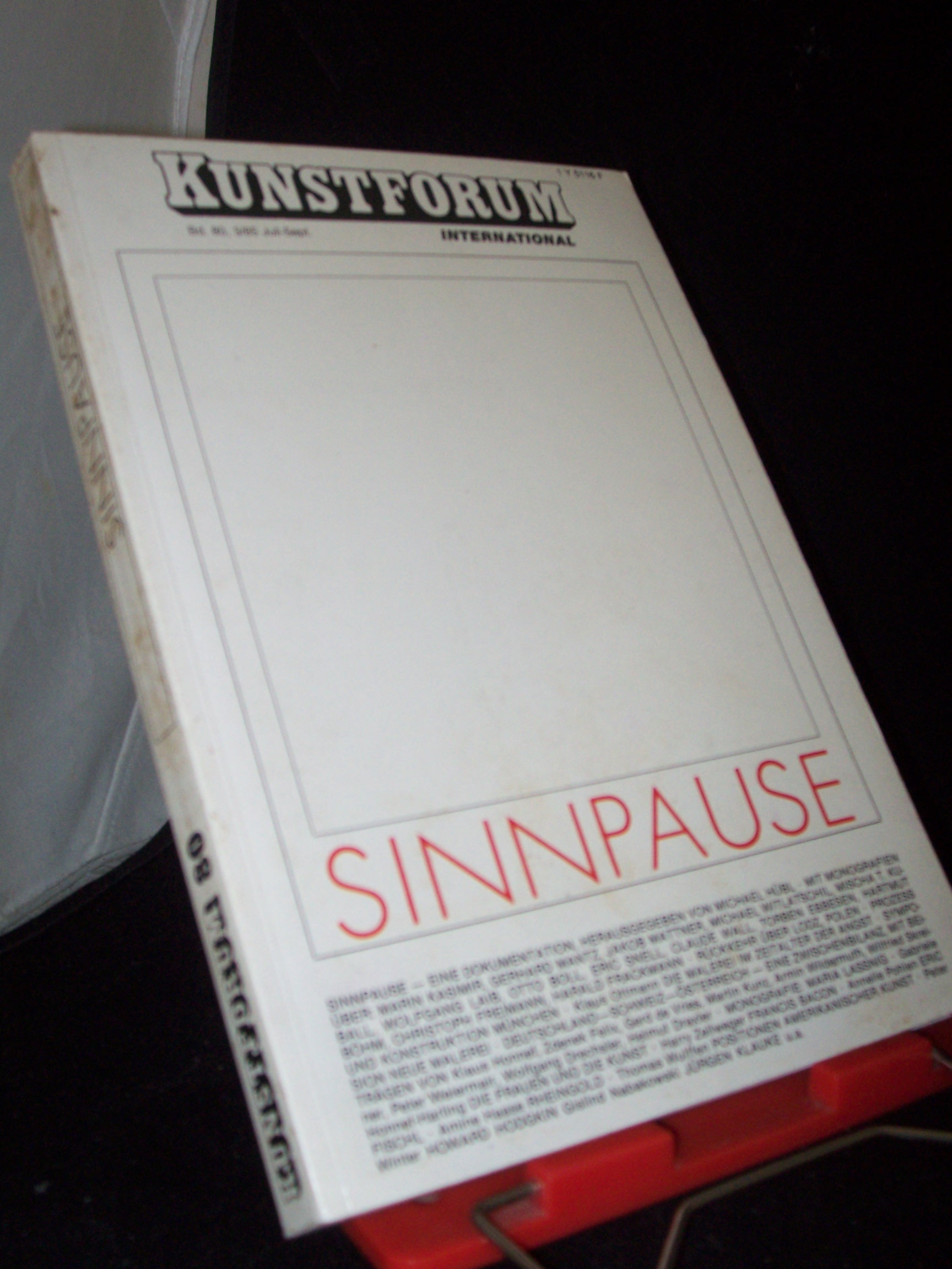 Artikelbild 1 des Artikels “80, 3/85, SINNPAUSE “