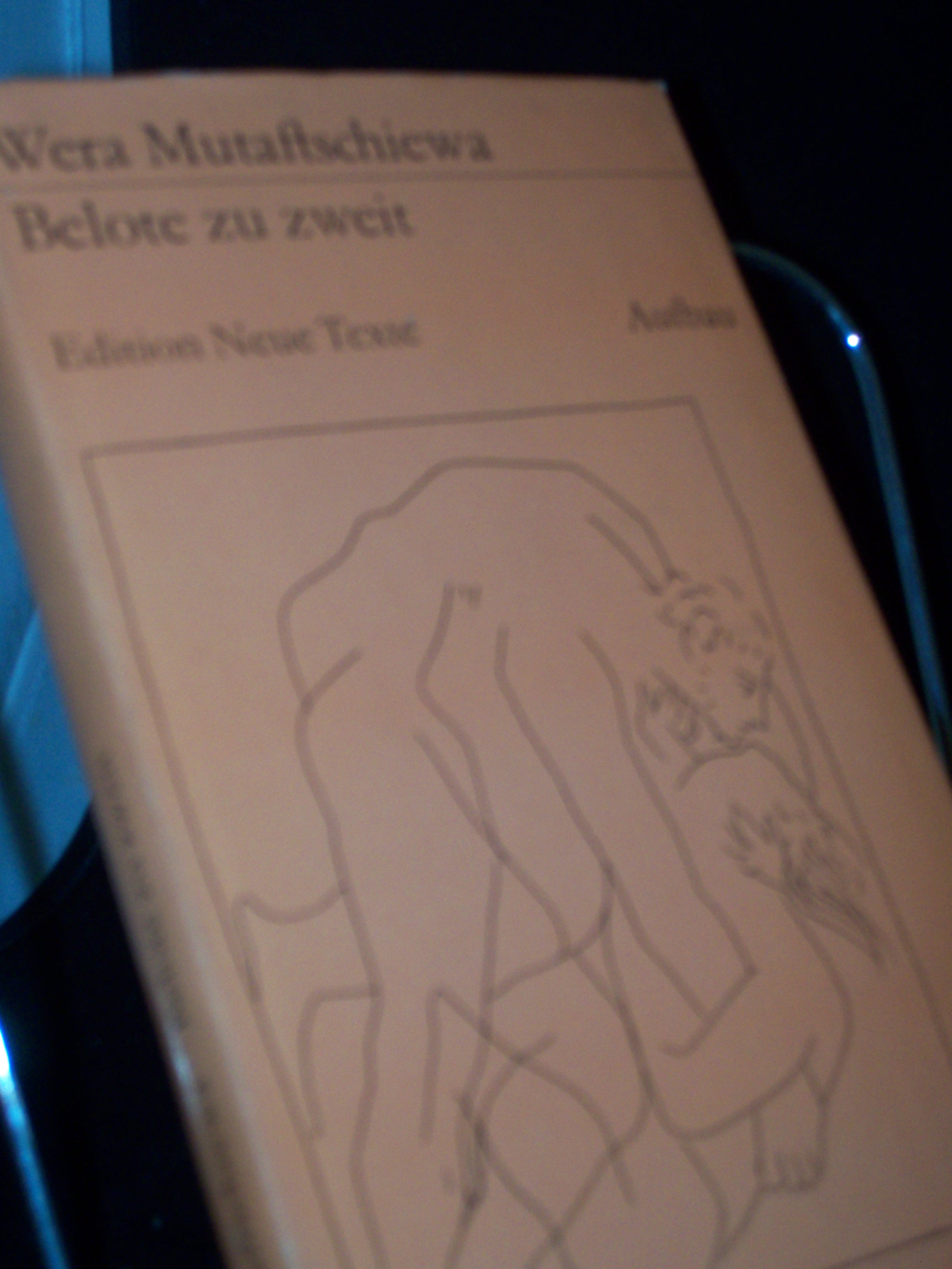 Artikelbild 1 des Artikels “Belote zu zweit / Wera Mutaftschiewa. [Aus d. Bulgar. übers. von Wolfgang Köppe] “