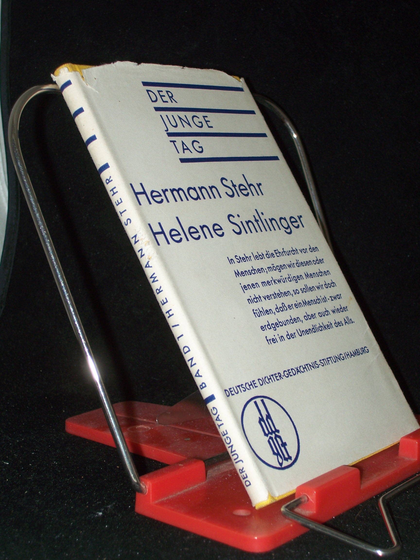Artikelbild 1 des Artikels “Helene Sintlinger, Die Grossmutter Hermann Stehr. [Nachw. v. Hanns Martin Elster] “