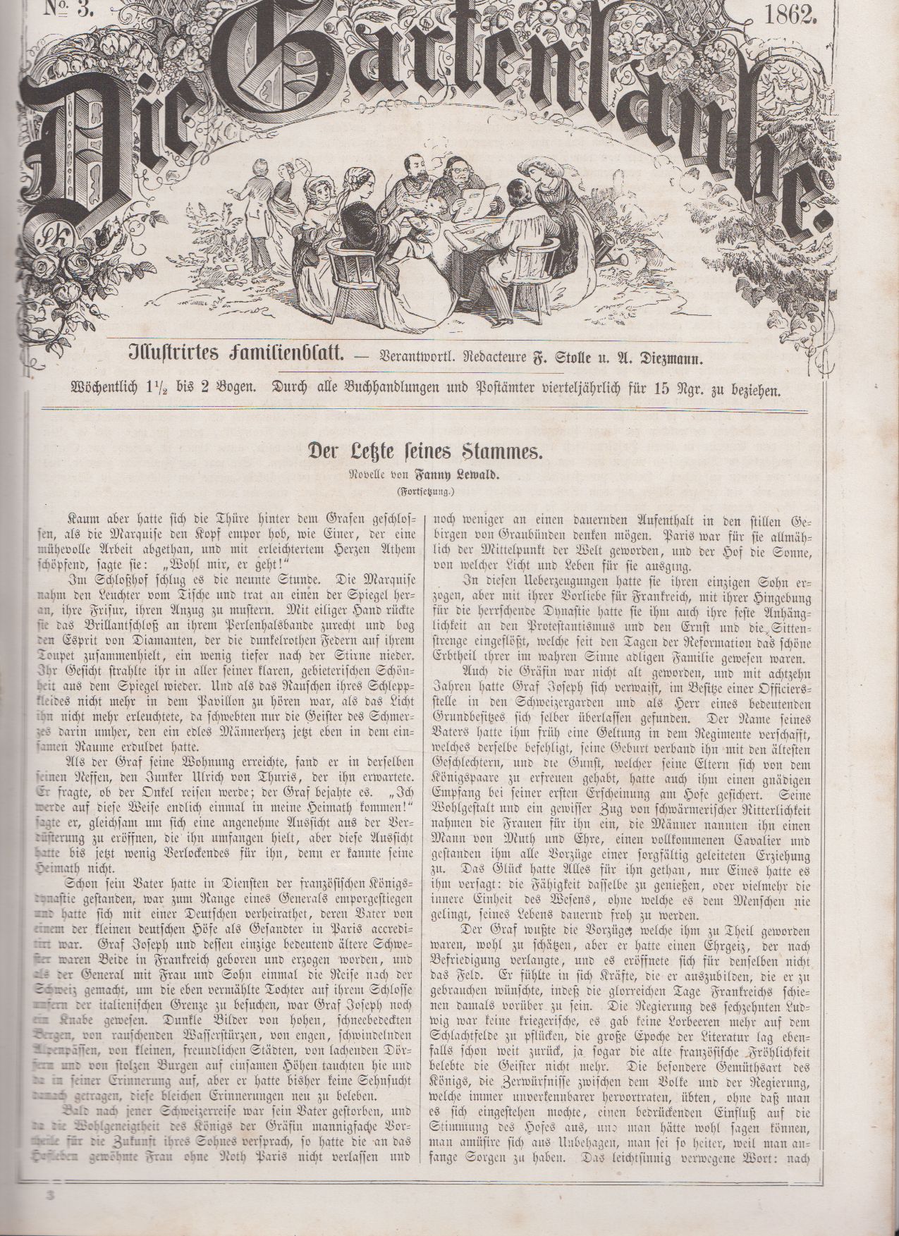 Artikelbild 1 des Artikels “No 3, 1862, Loseblattsammlung mit zahlreichen schwarz weiß
Abbildungen “