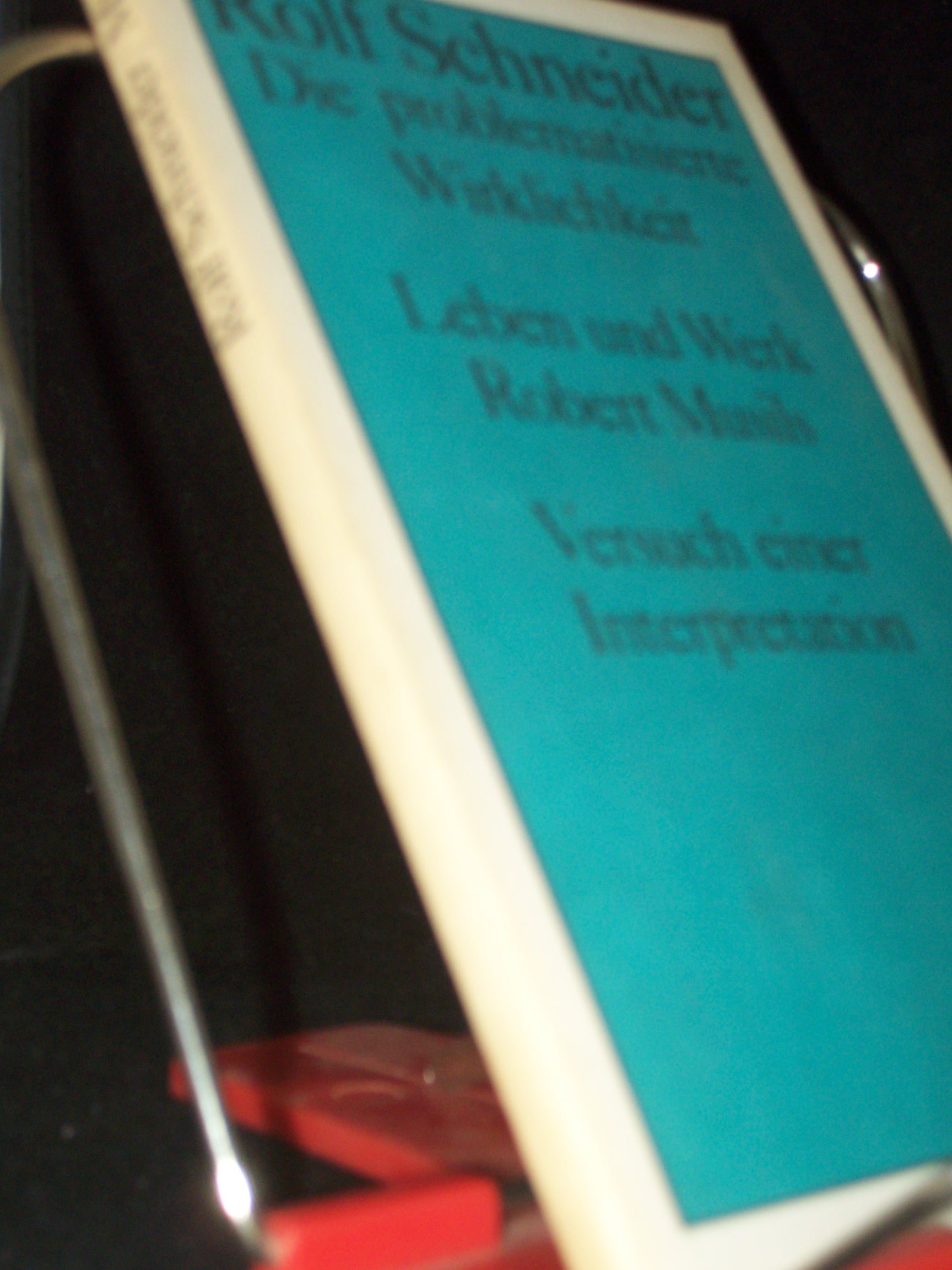 Artikelbild 1 des Artikels “Die problematisierte Wirklichkeit : Leben u. Werk Robert Musils ; Versuch e. Interpretation / Rolf Schneider “