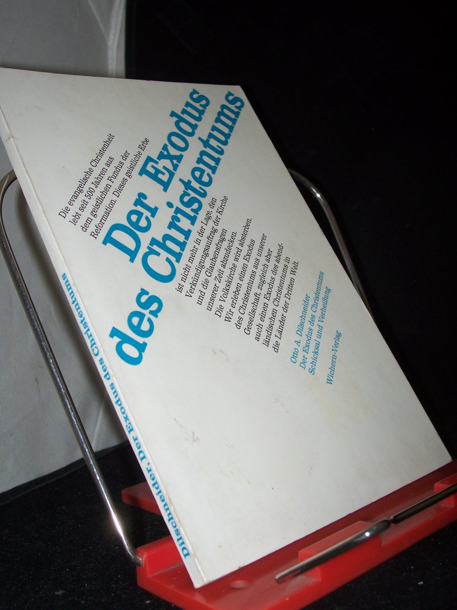 Artikelbild 1 des Artikels “Der Exodus des Christentums : Schicksal u. Verheissung / Otto A.
Dilschneider “