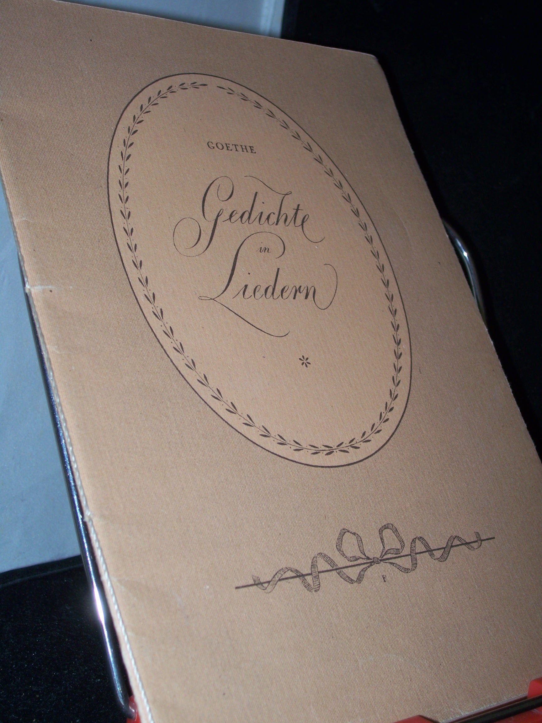 Artikelbild 1 des Artikels “Goethe : Gedichte in Liedern seiner Zeitgenossen und im Volkslied “