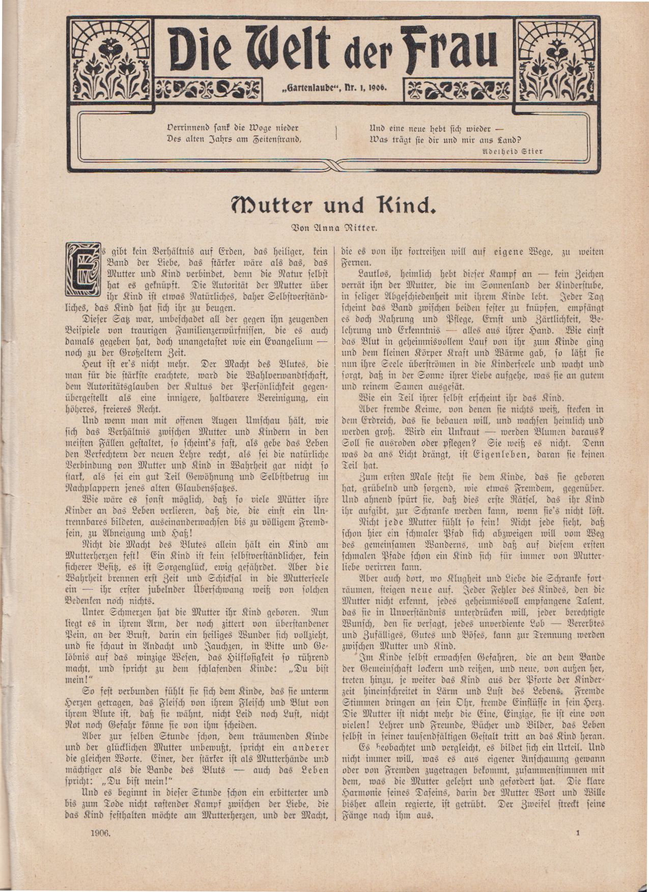 Artikelbild 1 des Artikels “1/1906 “