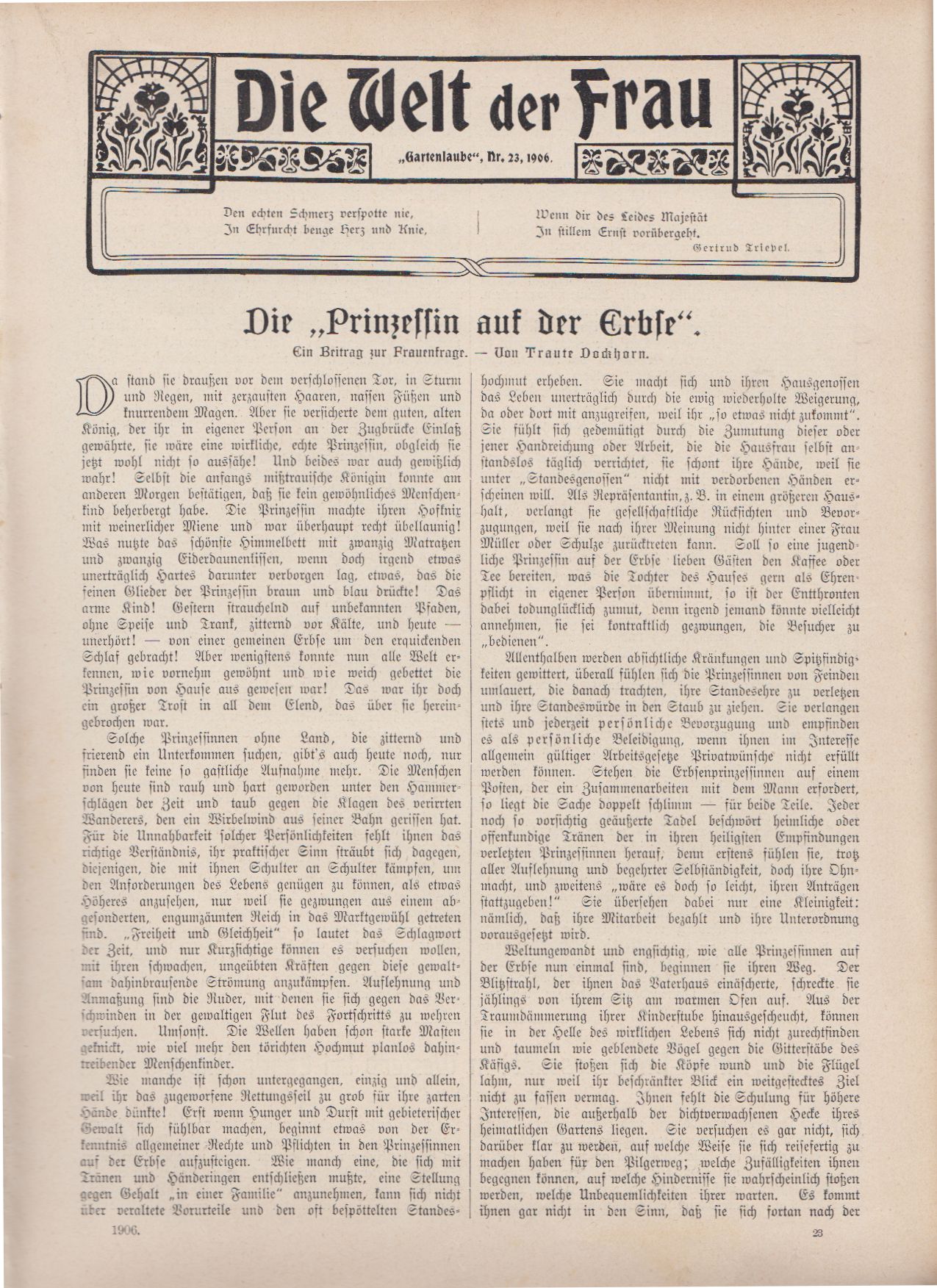Artikelbild 1 des Artikels “23/1906 “