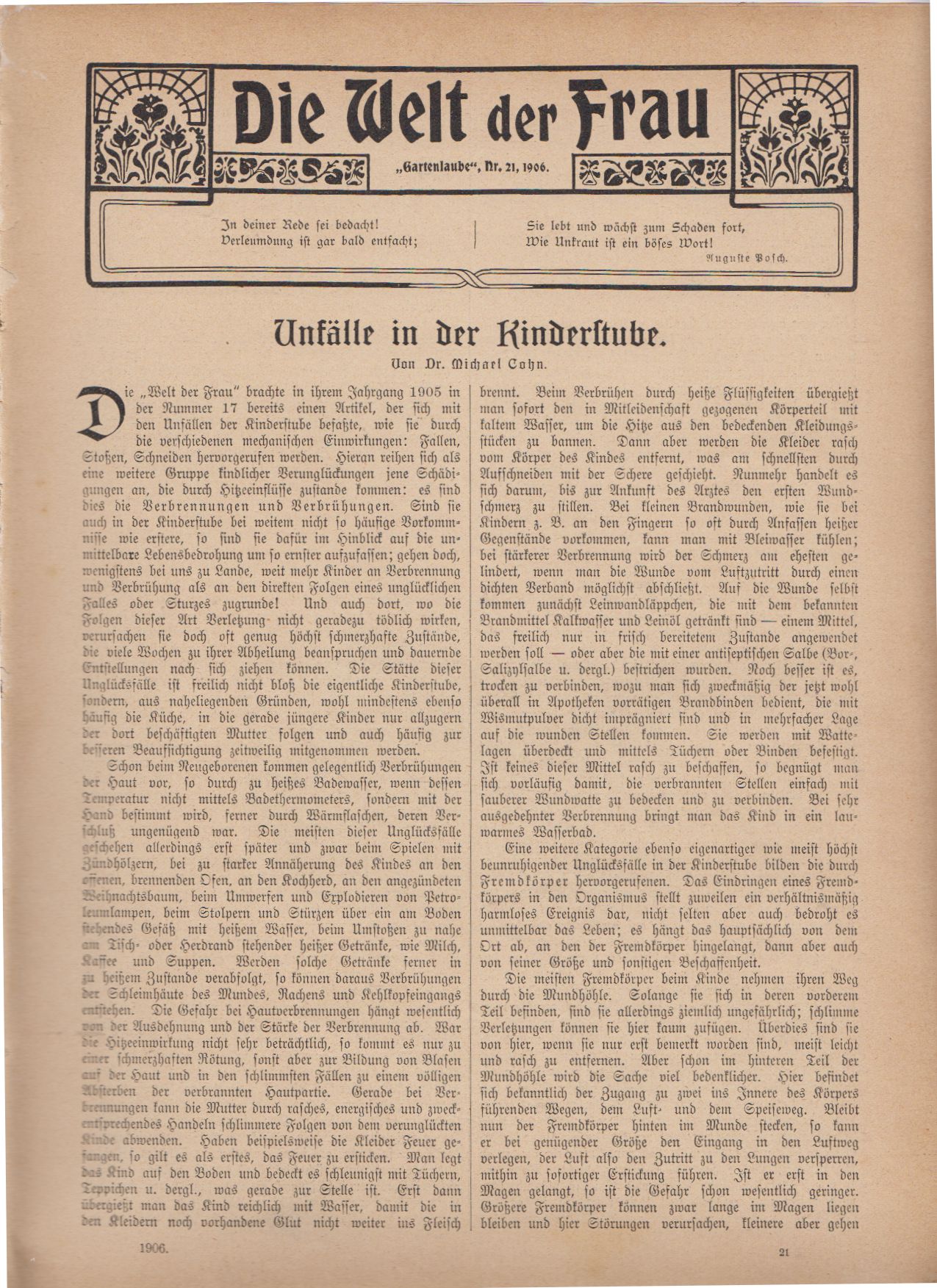 Artikelbild 1 des Artikels “21/1906 “