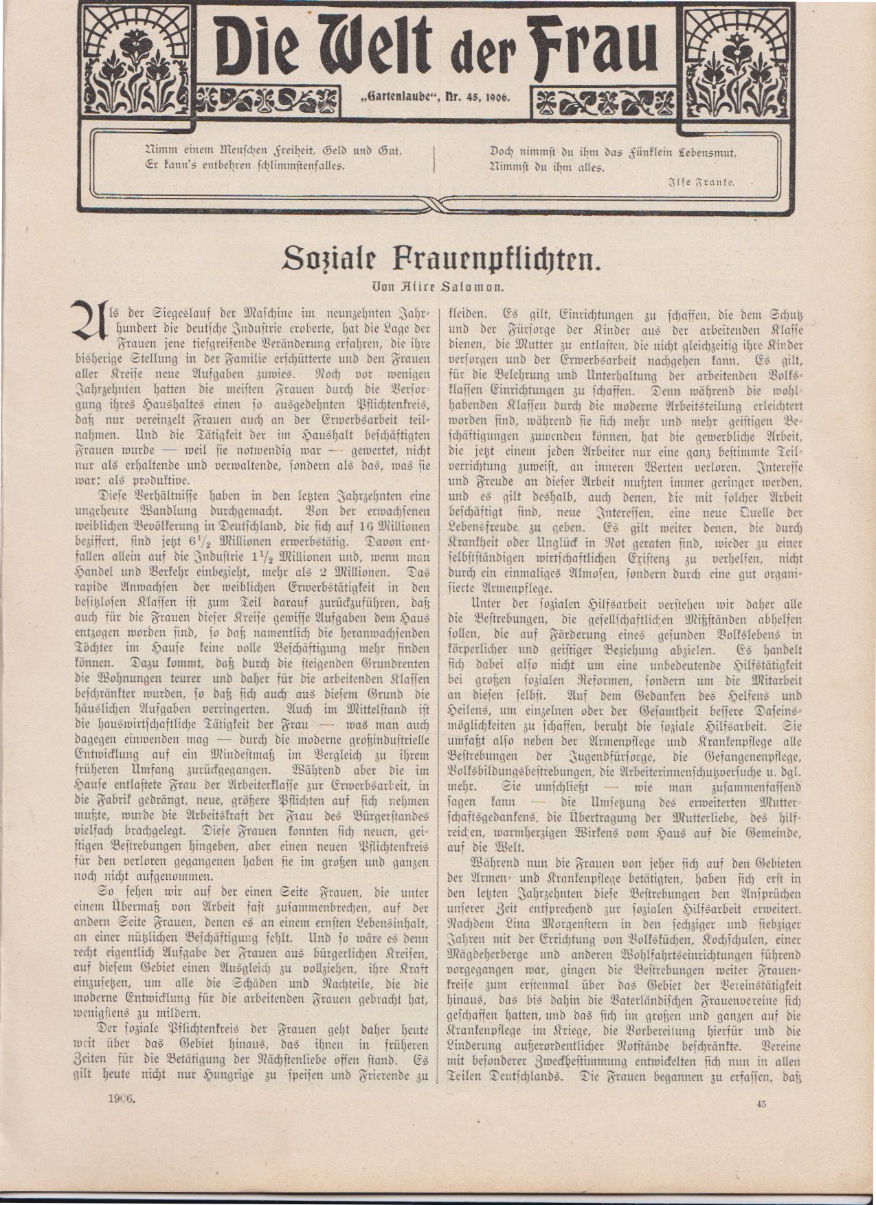 Artikelbild 1 des Artikels “45/1906 “