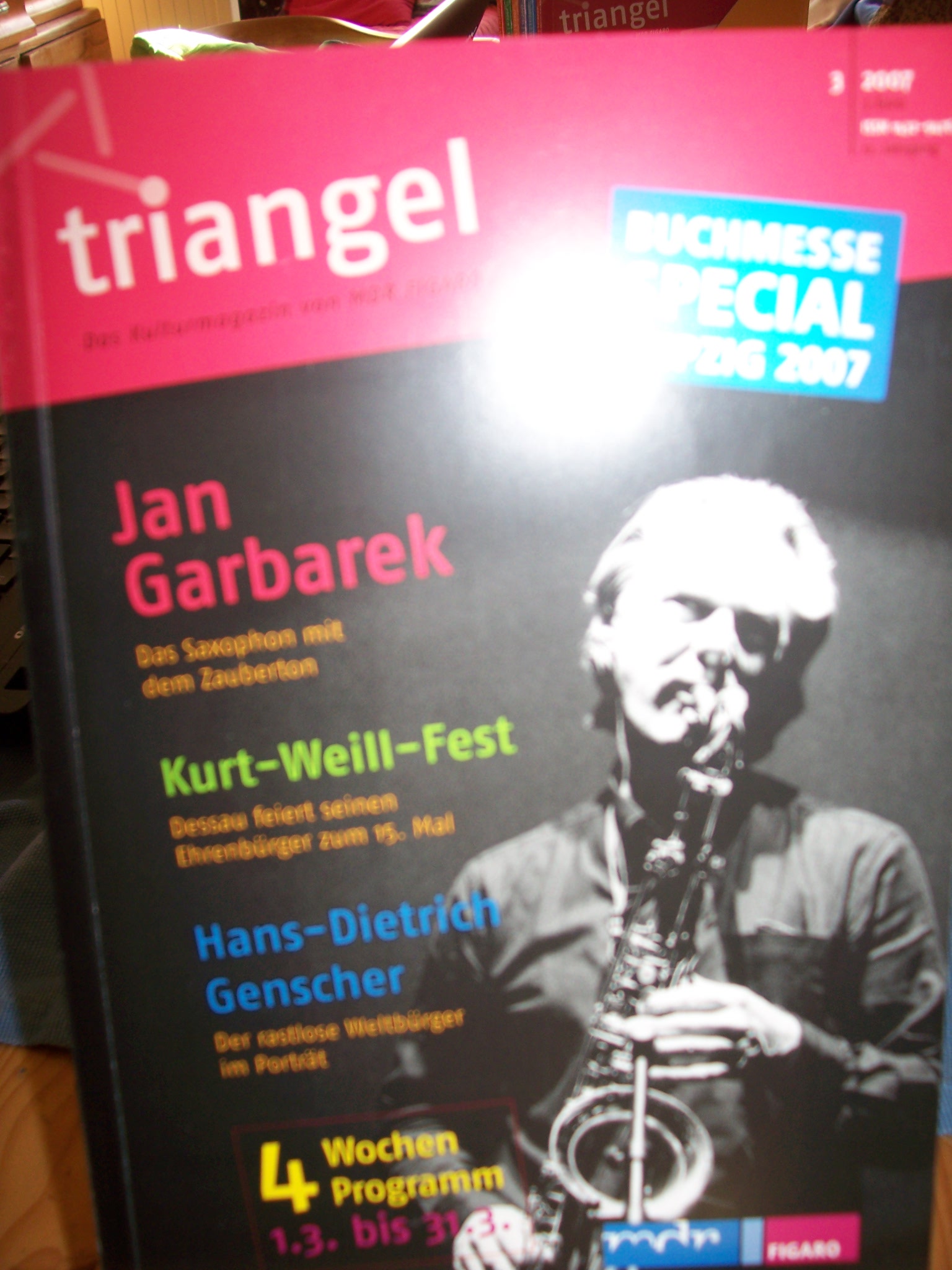 Artikelbild 1 des Artikels “Triangel 372007, Jan Garbarek “