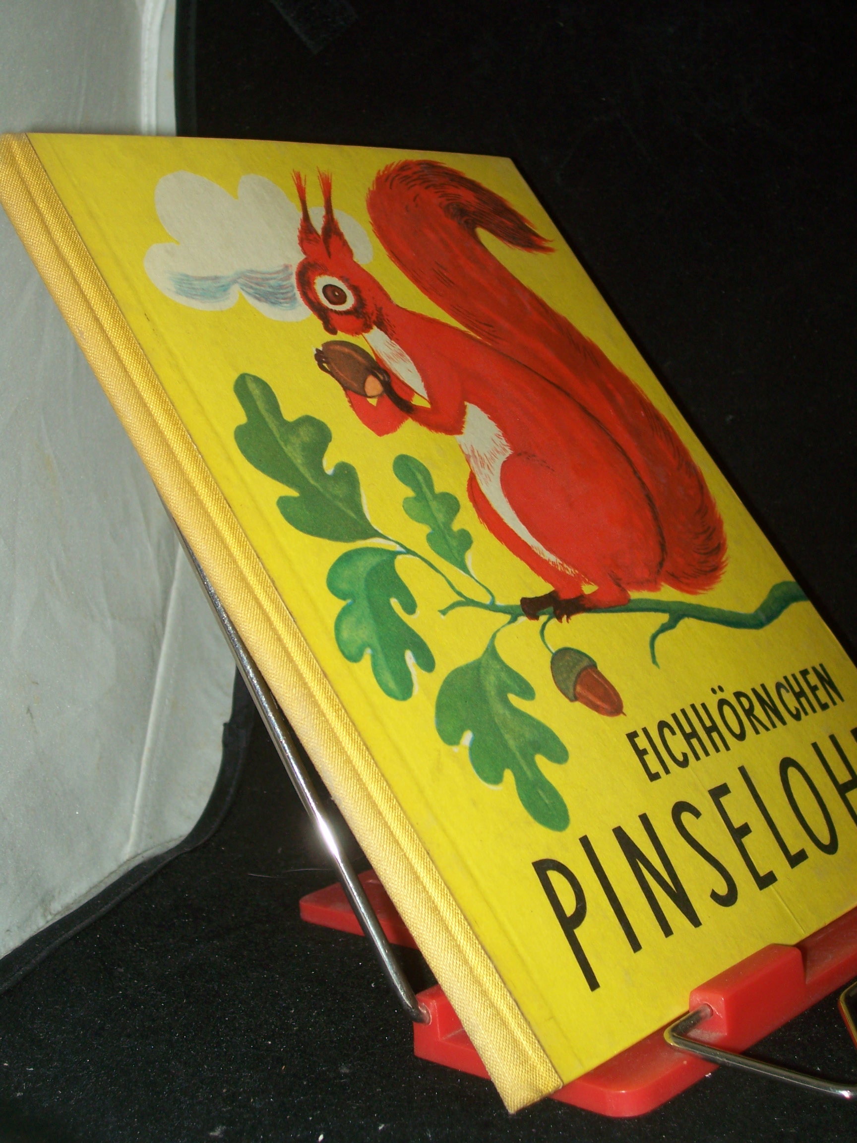 Artikelbild 1 des Artikels “Eichhörnchen Pinselohr : Die Geschichte e. eitlen Eichhörnchens /
Karl Schrader. Text: Nils Werner “