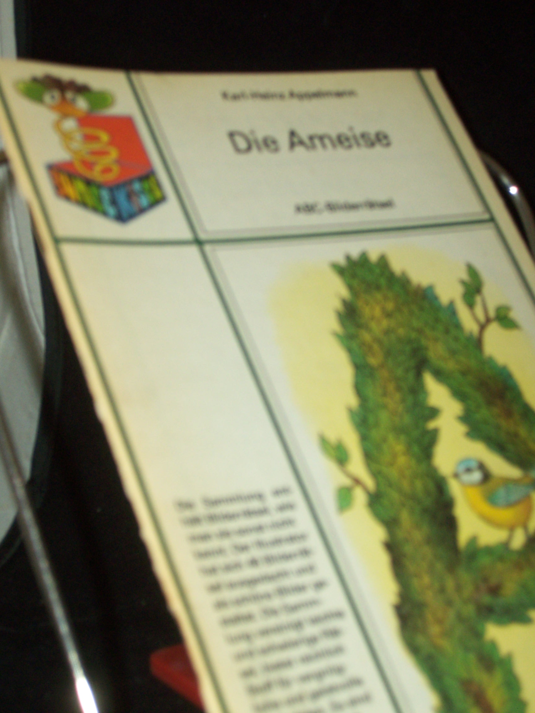 Artikelbild 1 des Artikels “Die Ameise : ABC-Bilderrätsel / von Karl-Heinz Appelmann “