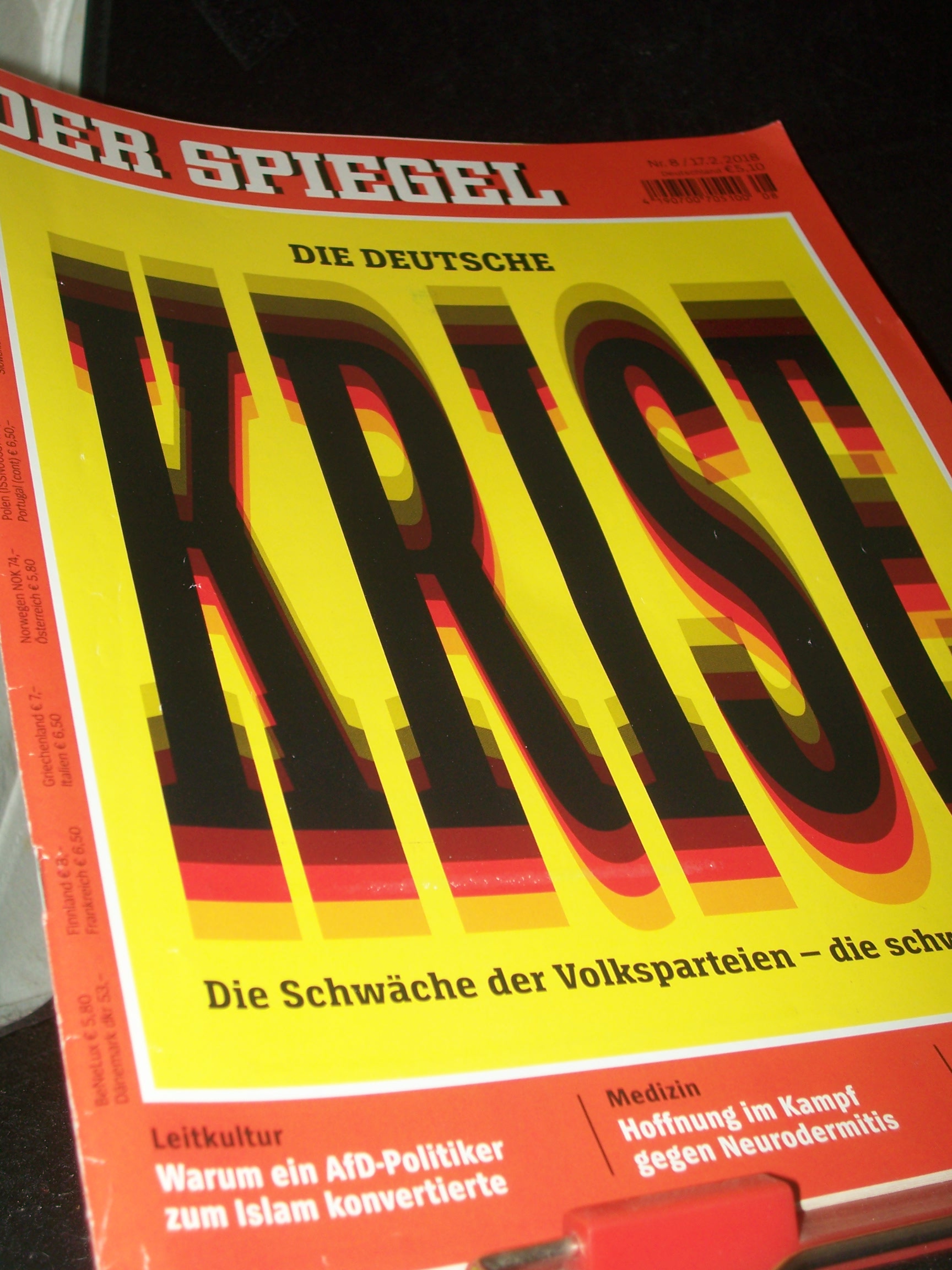 Artikelbild 1 des Artikels “8/2018, Die deutsche Krise “