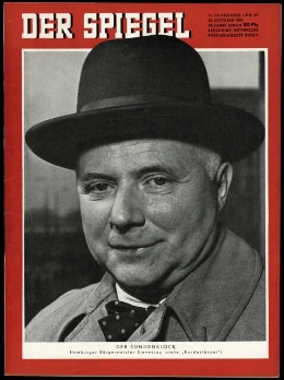 Artikelbild 1 des Artikels “44/1957, Der Sündenblock, Hamburger Bürgermeister Sieveking “