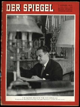 Artikelbild 1 des Artikels “31/1957, Ein Marne Wunder für die Republik, Frankreichs Ministerpräsident Bourges Maunury “