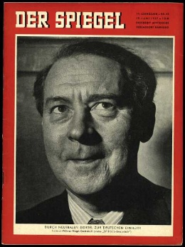 Artikelbild 1 des Artikels “25/1957, Durch neutralen Gürtel zur deutschen Einheit, Labour Führer Hugh Gaitskell “