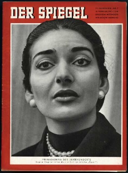 Artikelbild 1 des Artikels “7/1957, Primadonna des Jahrhunderts, Supra Sopranistin Maria Callas “