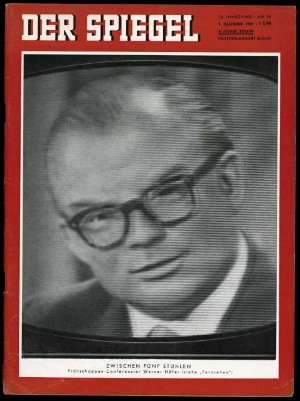 Artikelbild 1 des Artikels “50/1959, ZWISCHEN FÜNF STÜHLEN; FRÜHSCHOPPEN CONFERENCIER WERNER HÖFER “