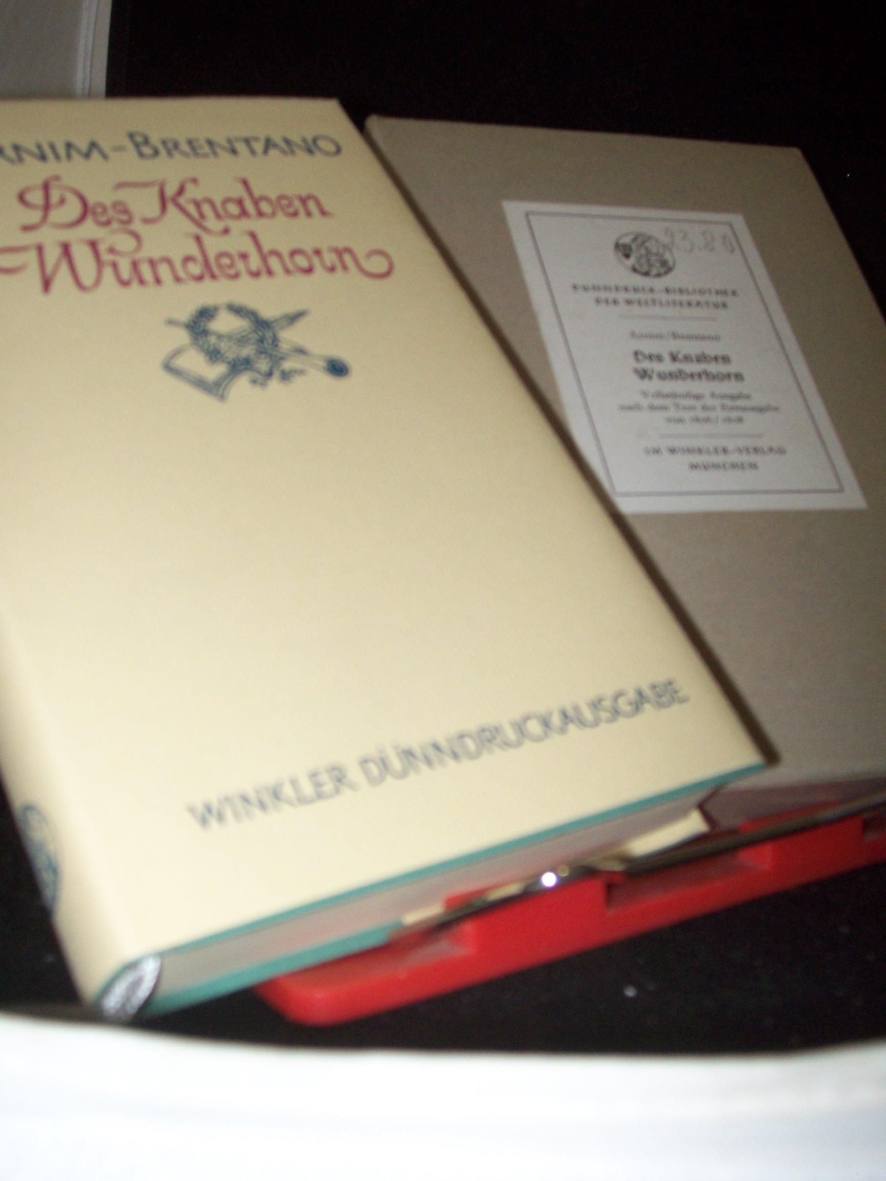 Artikelbild 1 des Artikels “Des Knaben Wunderhorn : Alte dt. Lieder / L. Achim von Arnim ; Clemens Brentano “