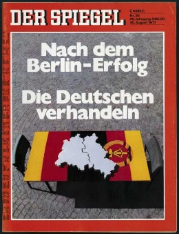 Artikelbild 1 des Artikels “36/1971, nach dem Berlin Erfolg, die Deutschen verhandeln “