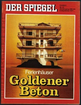 Artikelbild 1 des Artikels “37/1971, Ferienhäuser, goldener Beton “