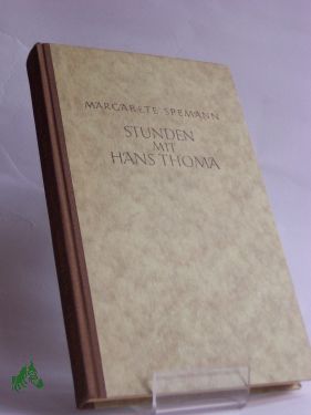 Artikelbild 1 des Artikels “Stunden mit Hans Thoma / Margarete Spemann “
