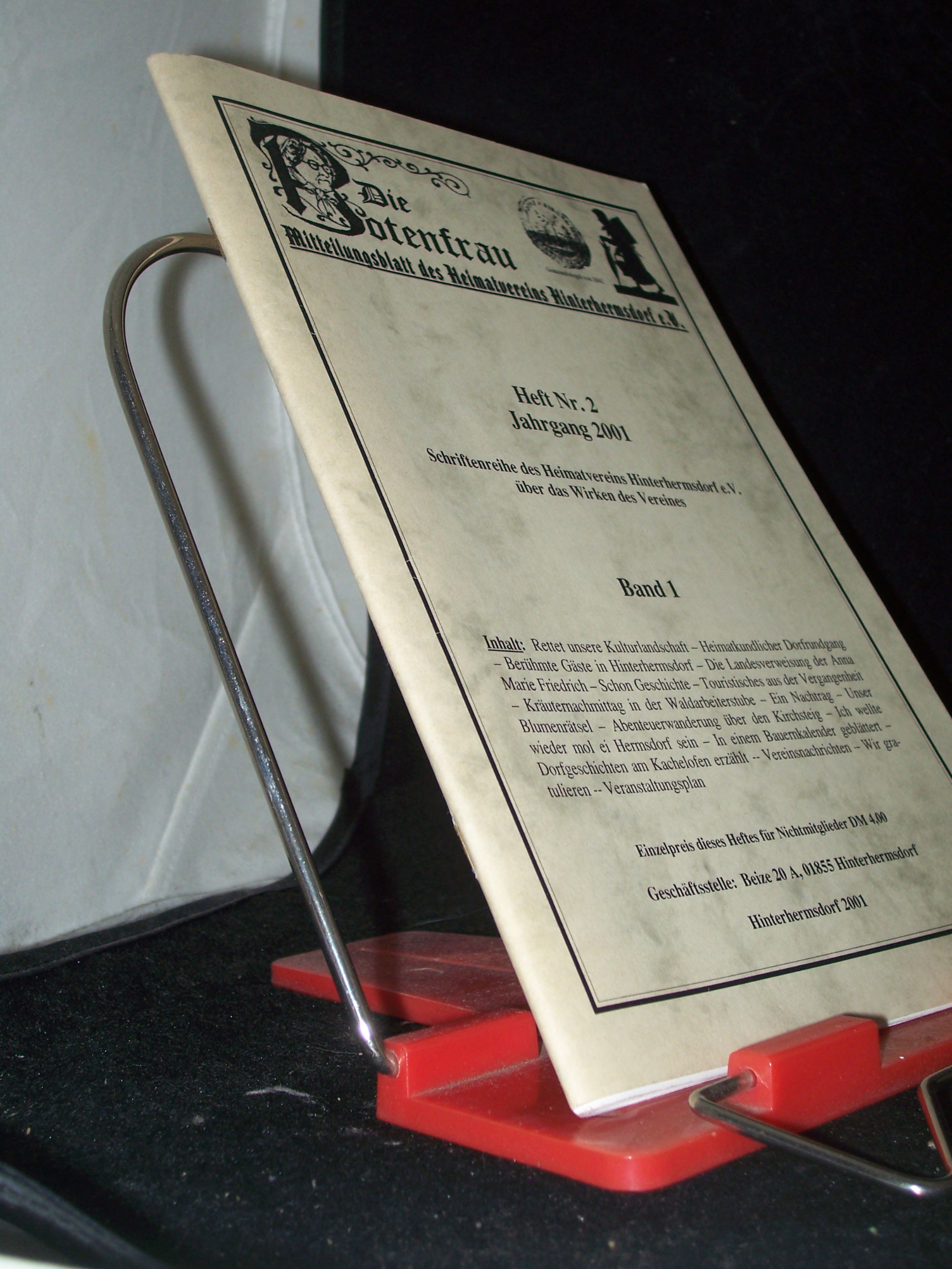 Artikelbild 1 des Artikels “Heft 2/2001, Band 1 “