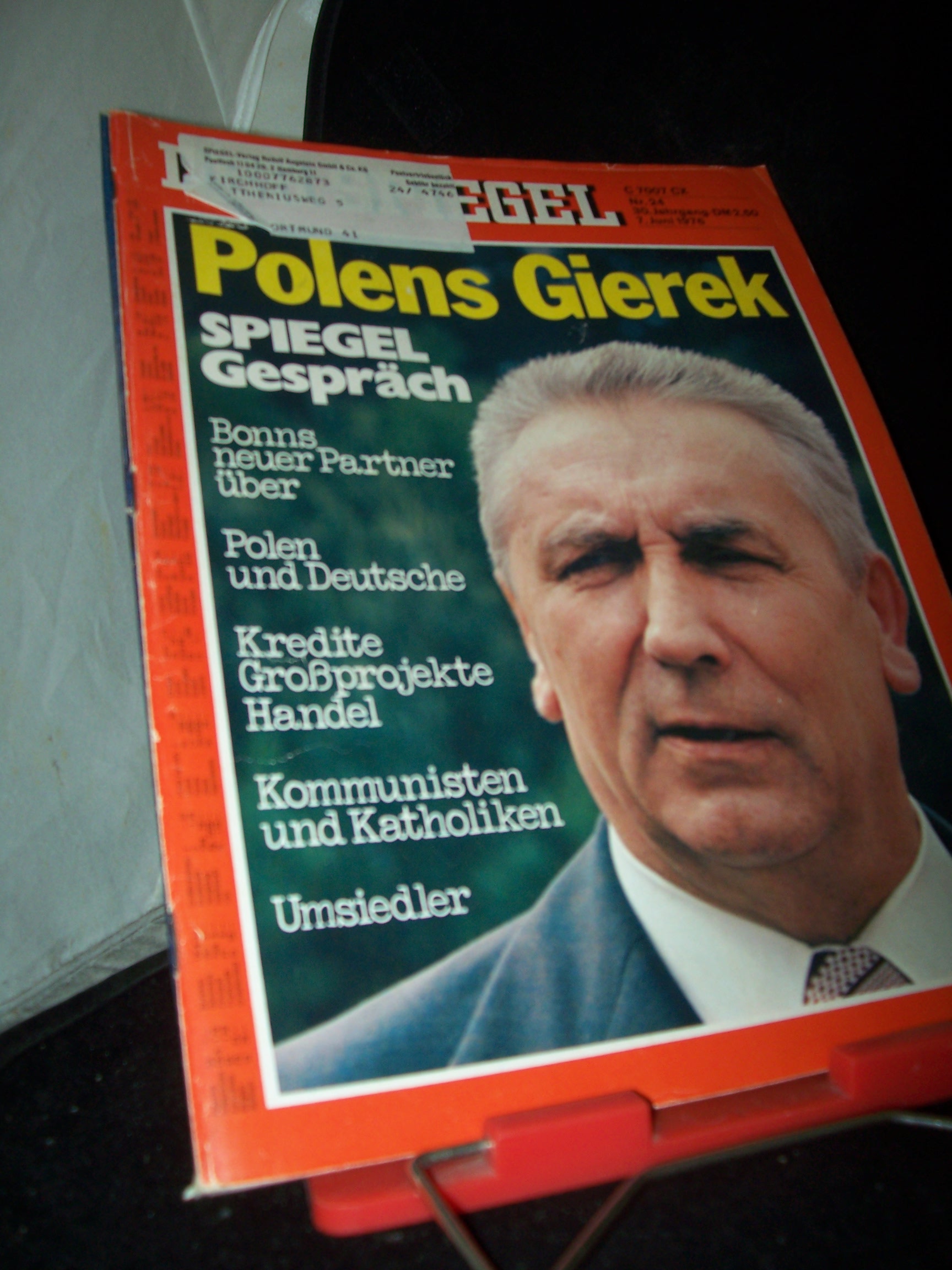 Artikelbild 1 des Artikels “24/1976 Polens Gierek “