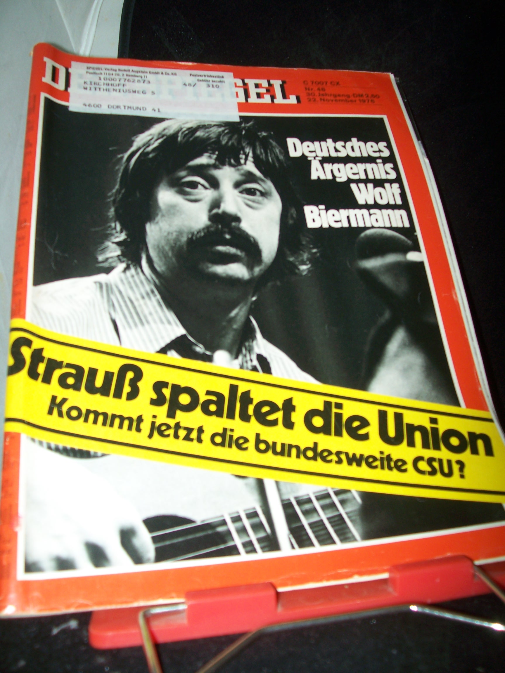 Artikelbild 1 des Artikels “48/1976 Deutsches Ärgernis Wolf Biermann “