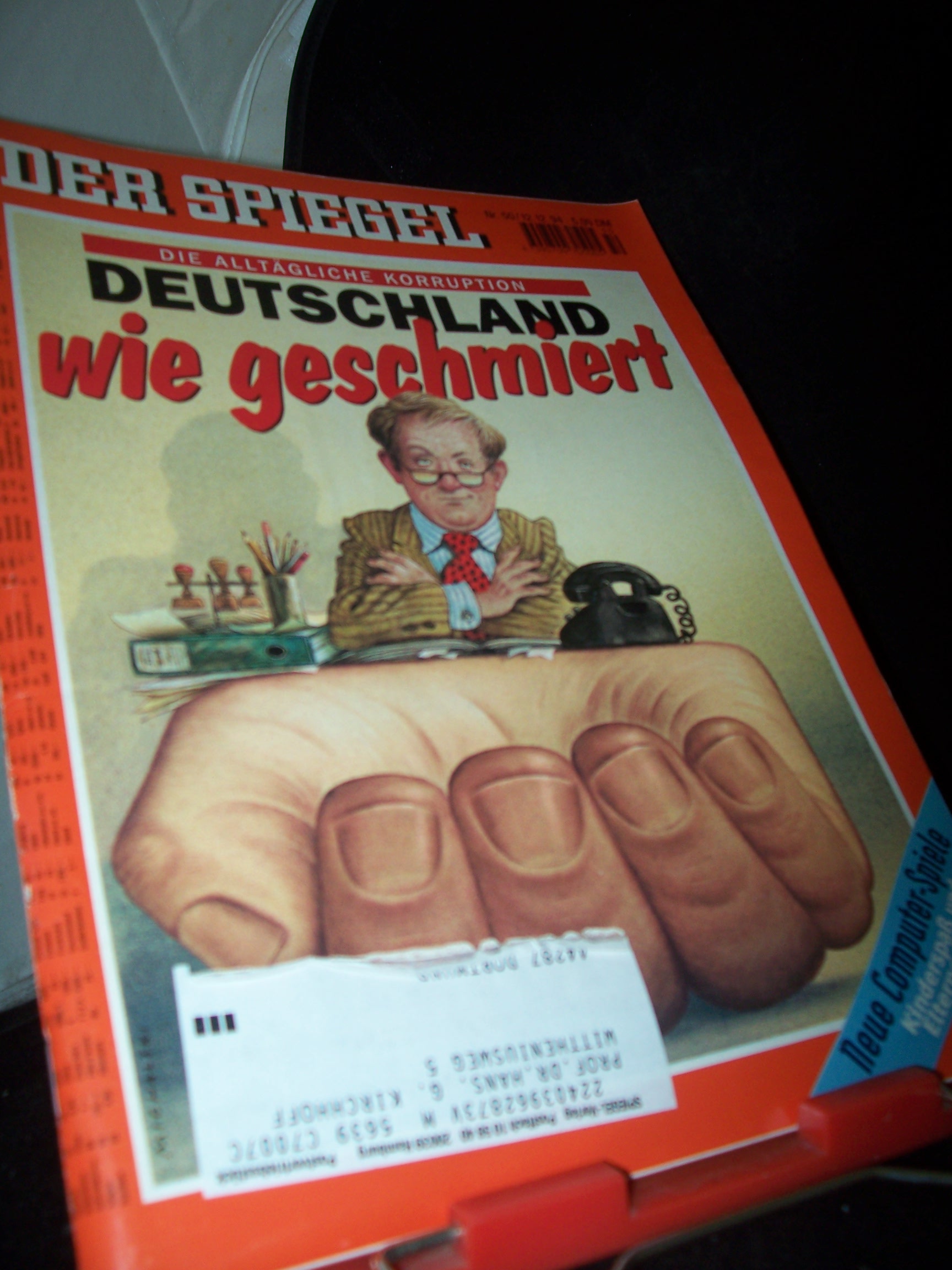 Artikelbild 1 des Artikels “50/1994 Deutschland wie geschmiert “