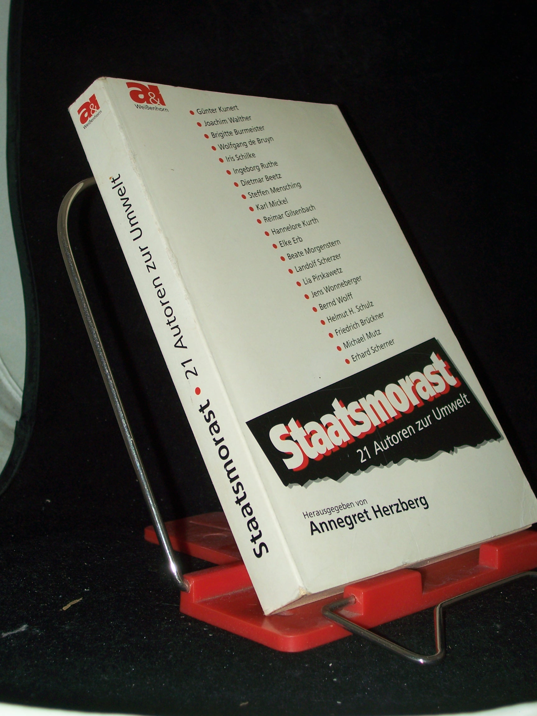 Artikelbild 1 des Artikels “Staatsmorast : 21 Autoren zur Umwelt / [hrsg. und mit einem Vor- und Nachw. von Annegret Herzberg] “