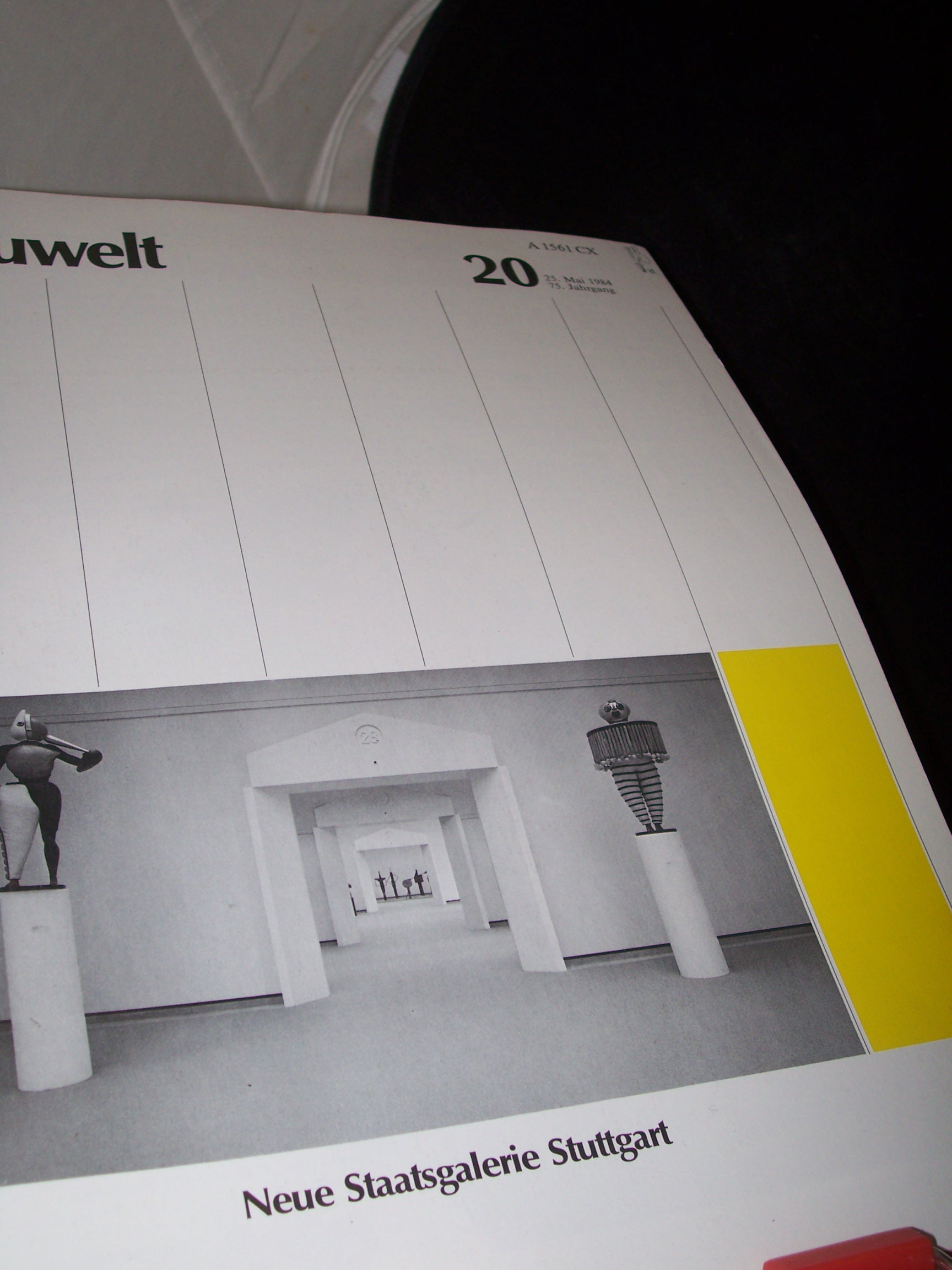 Artikelbild 1 des Artikels “20/1984 Neue Staatsgalerie Stuttgart “