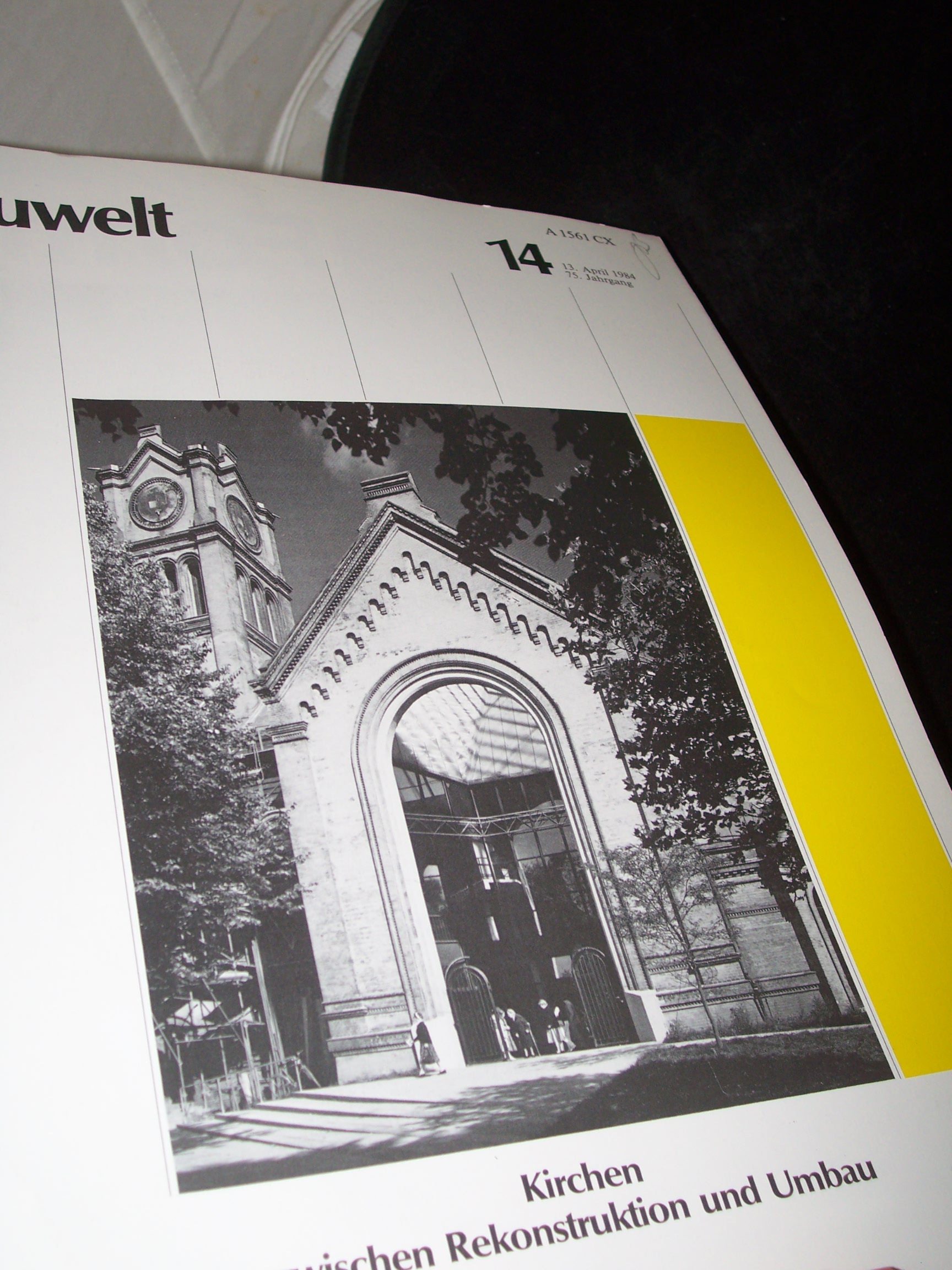 Artikelbild 1 des Artikels “14/1984 Kirchen zwischen Rekonstruktion und Umbau “