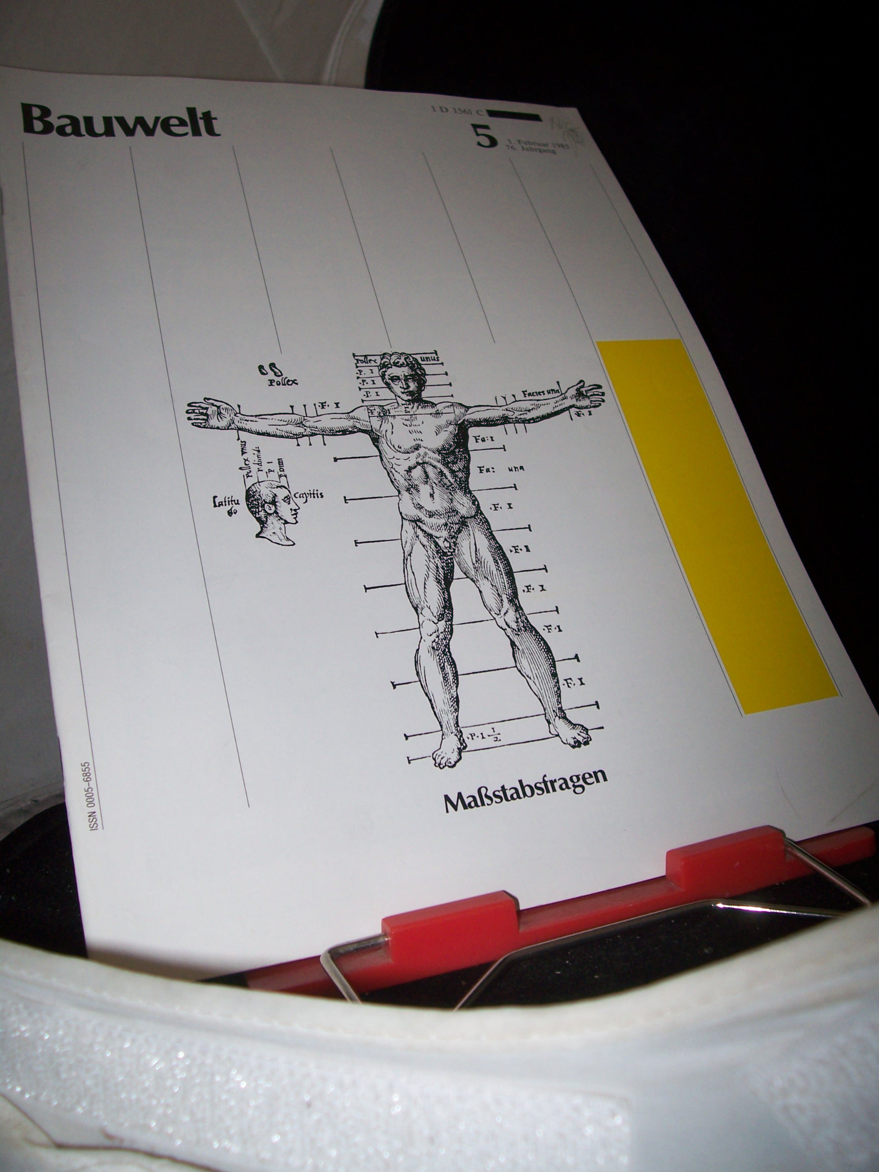 Artikelbild 1 des Artikels “5/1985 Maßstabsfragen “