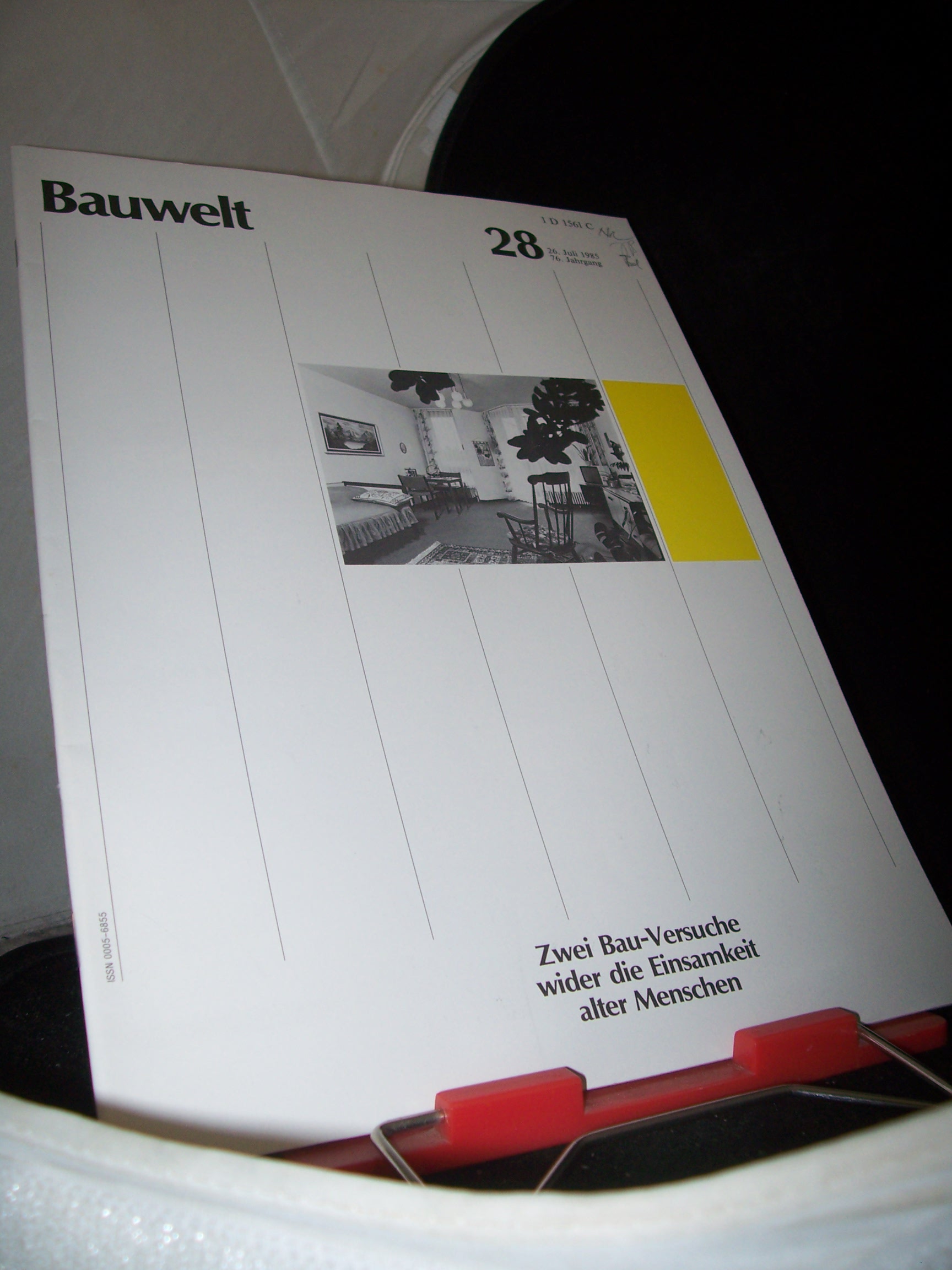 Artikelbild 1 des Artikels “28/1985 Zwei Bau Versuche wider die Einsamkeit alter Menschen “